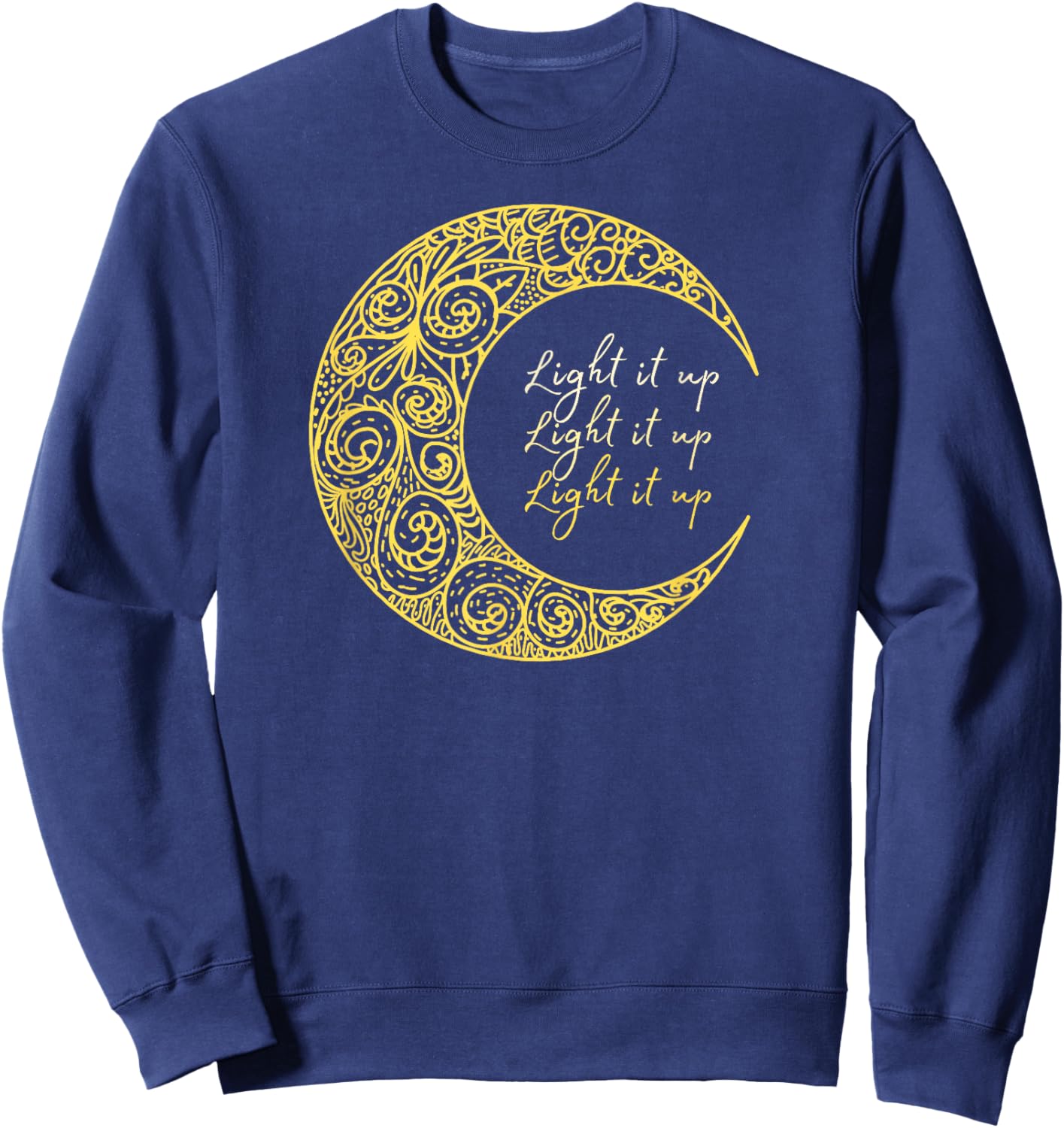 Light It Up by Sammi Rae Sweatshirt - Sweatshirt | Navy