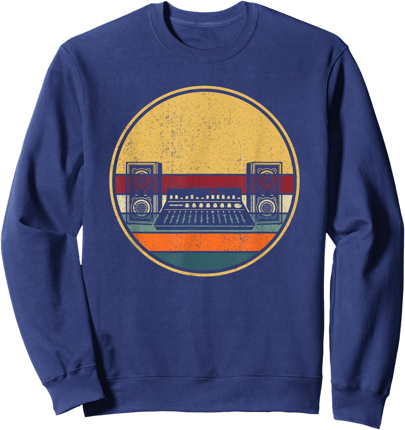 Retro Sound Engineer FOH - Vintage Sound Audio Engineer Sweatshirt - Sweatshirt | Navy