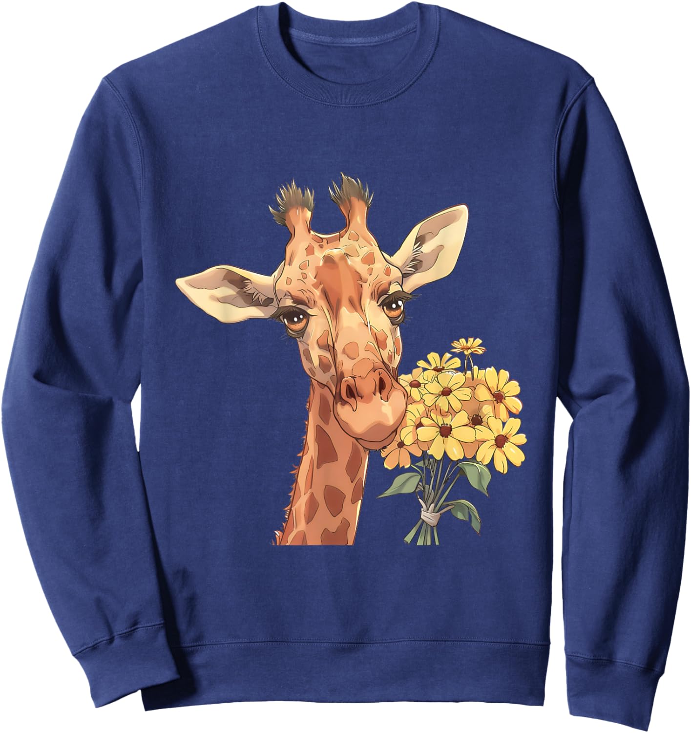 Giraffe shirt , giraffe for boys, giraffe for Sweatshirt - Sweatshirt | Navy