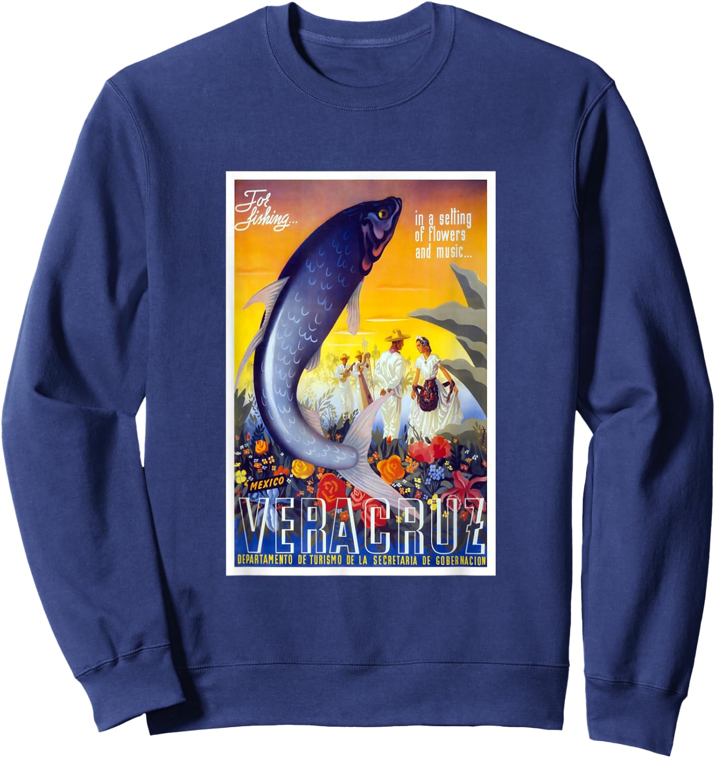 Veracruz...Mexico Sweatshirt - Sweatshirt | Navy