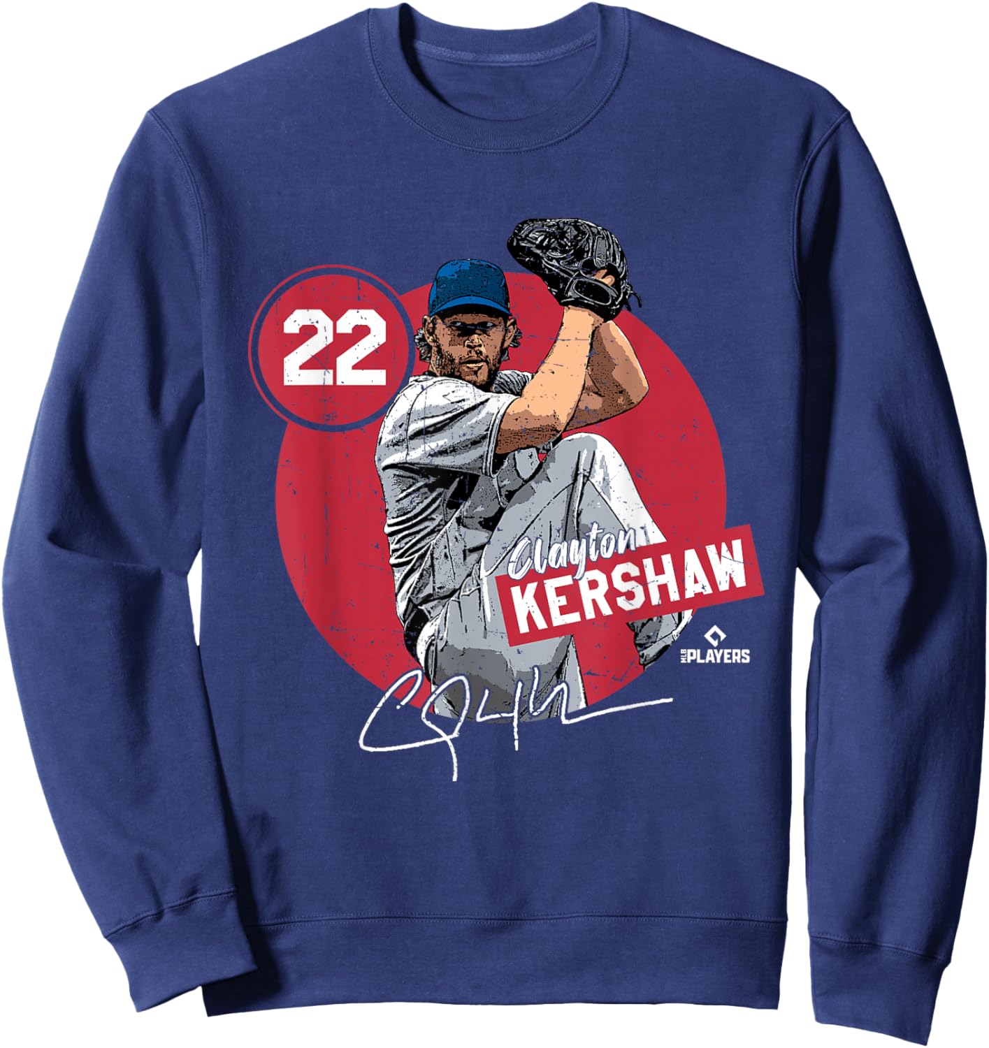 Clayton Kershaw | Los Angeles MLB Player League | MLBKER4041 Sweatshirt - Sweatshirt | Navy