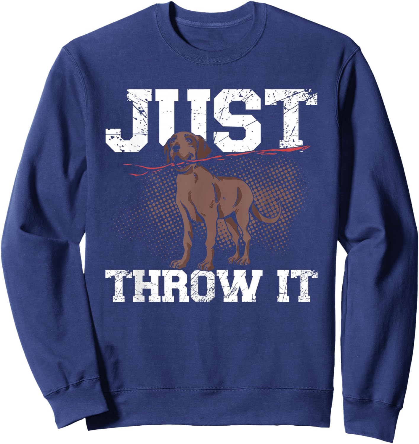 Just Throw It Sweatshirt - Sweatshirt | Navy