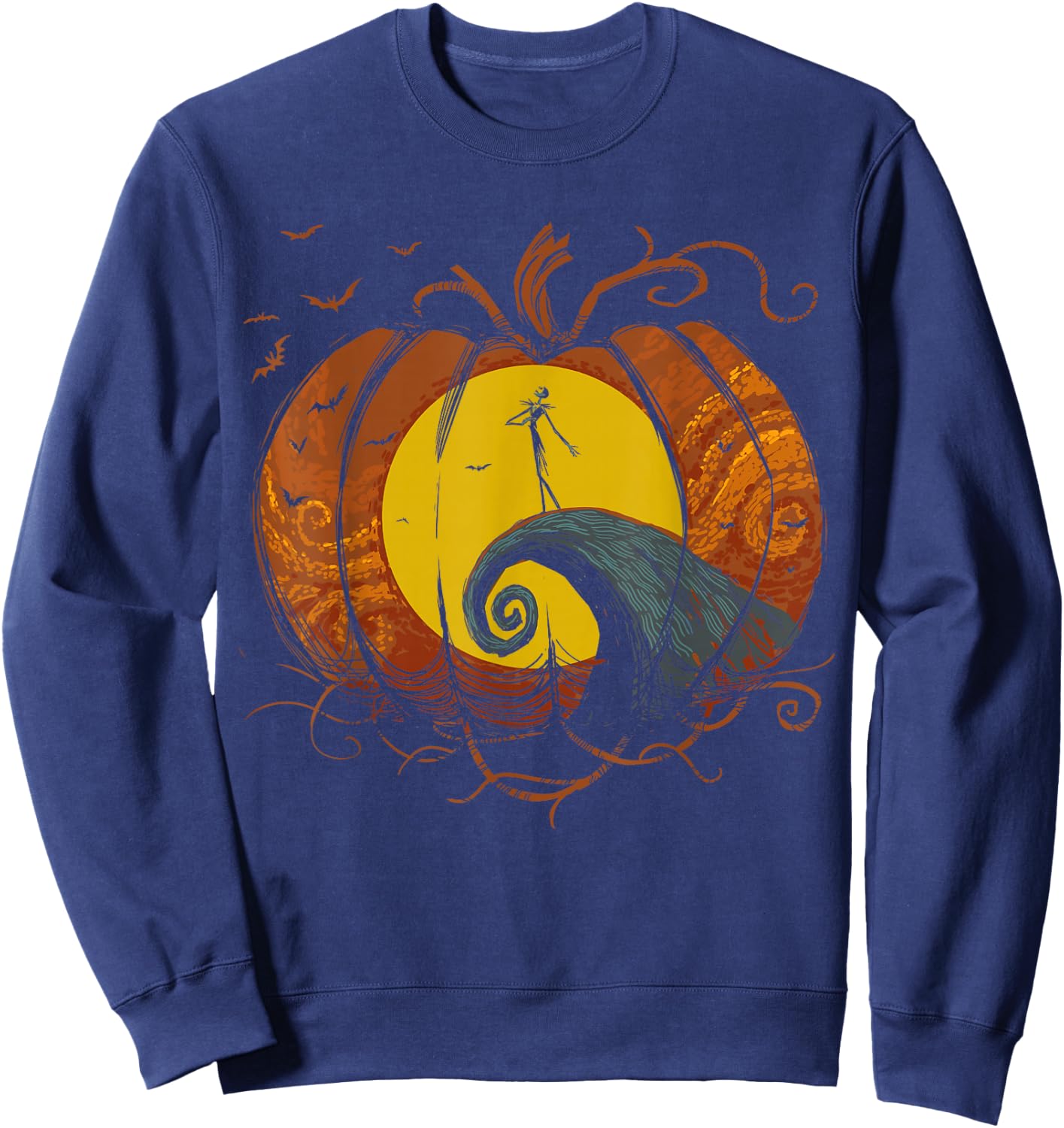 Disney The Nightmare Before Christmas Pumpkin King Lament Sweatshirt - Sweatshirt | Navy
