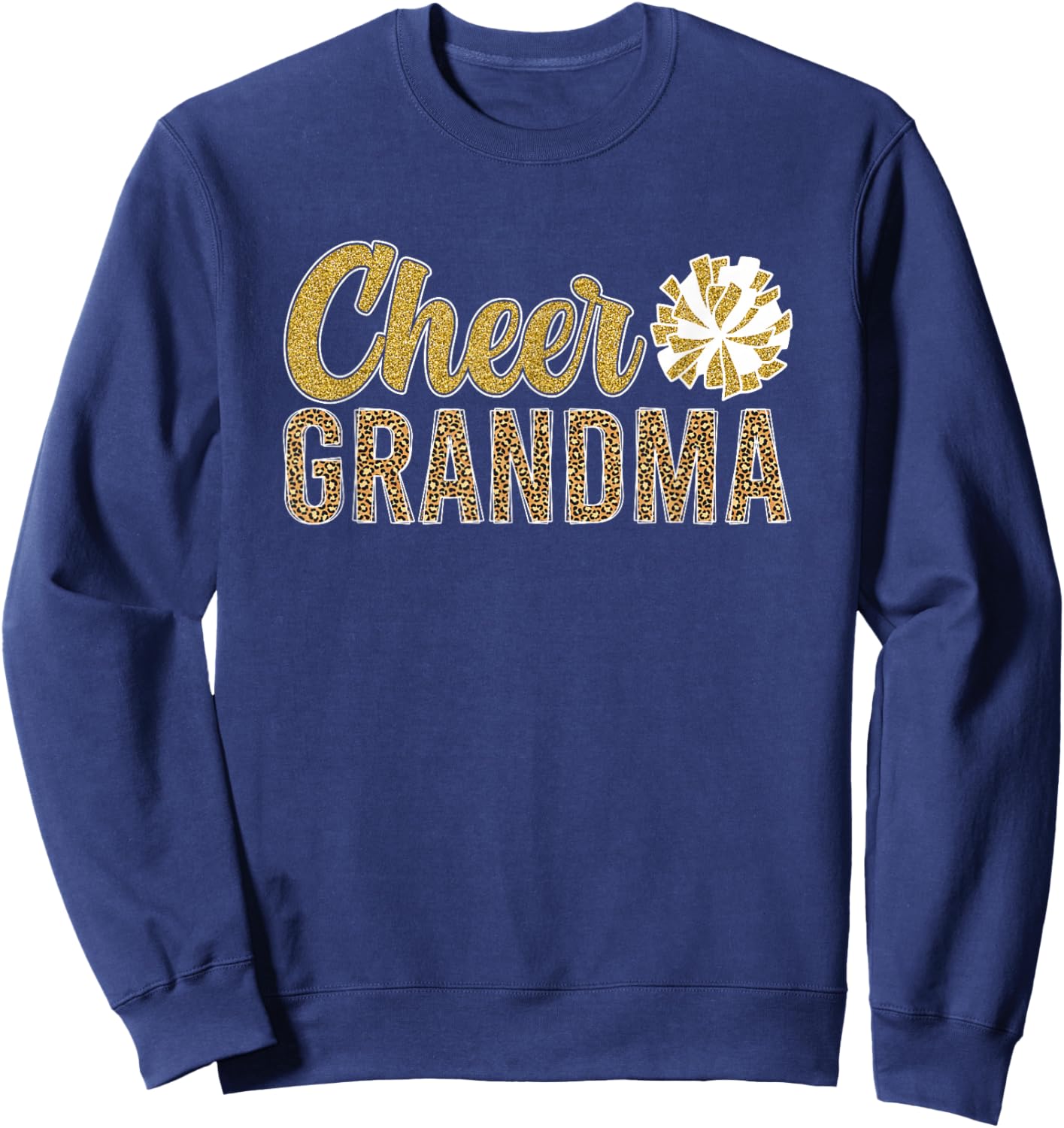 Cheer Grandma of A Cheerleader Grandmother Sweatshirt - Sweatshirt | Navy