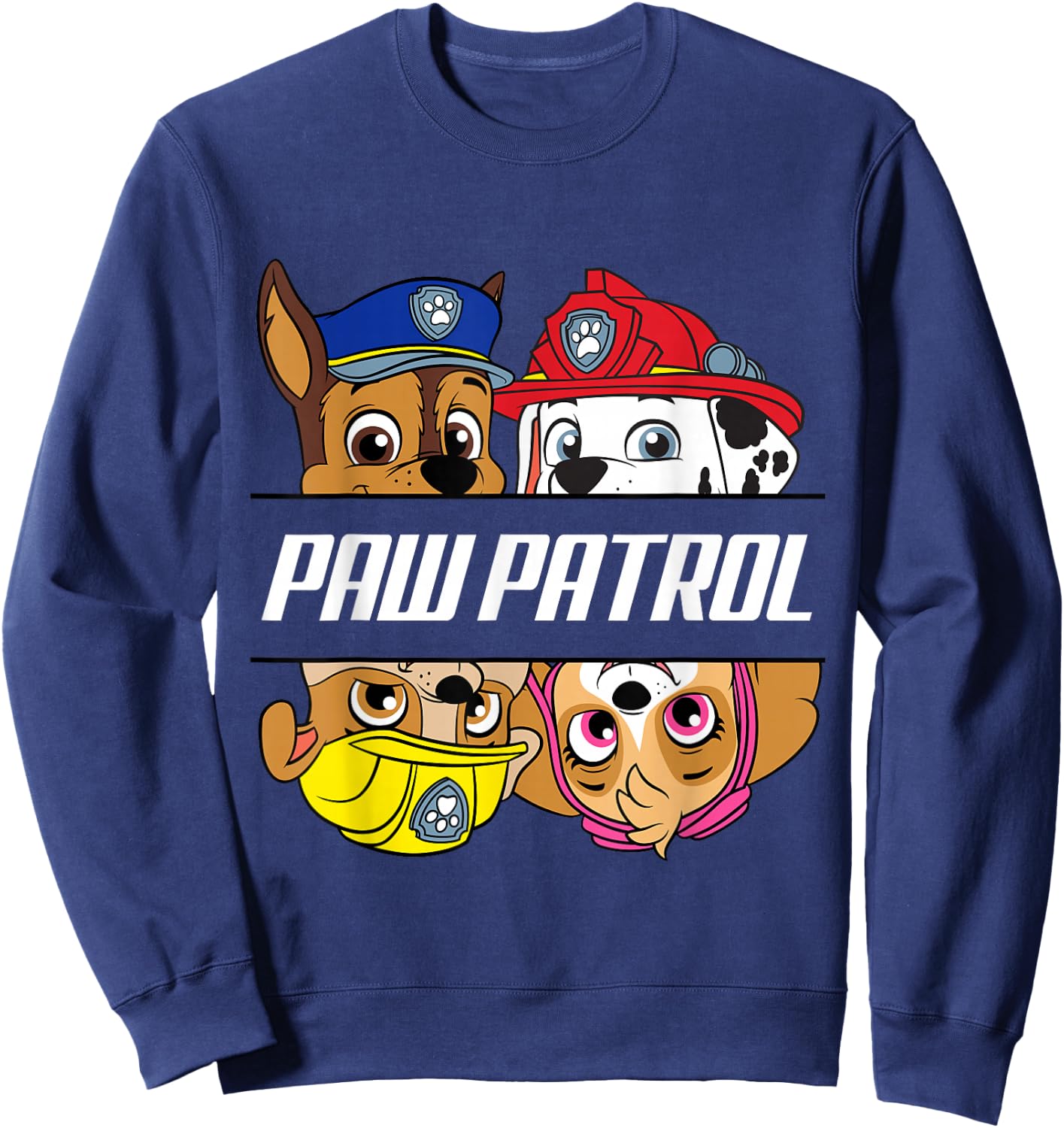 Paw Patrol No Pup Is Too Small Sweatshirt - Sweatshirt | Navy
