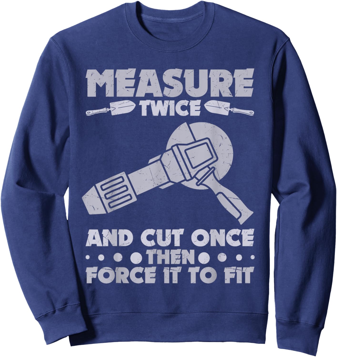 Floor Tiler Flooring Job Tile Man Tile Setter Sweatshirt - Sweatshirt | Navy