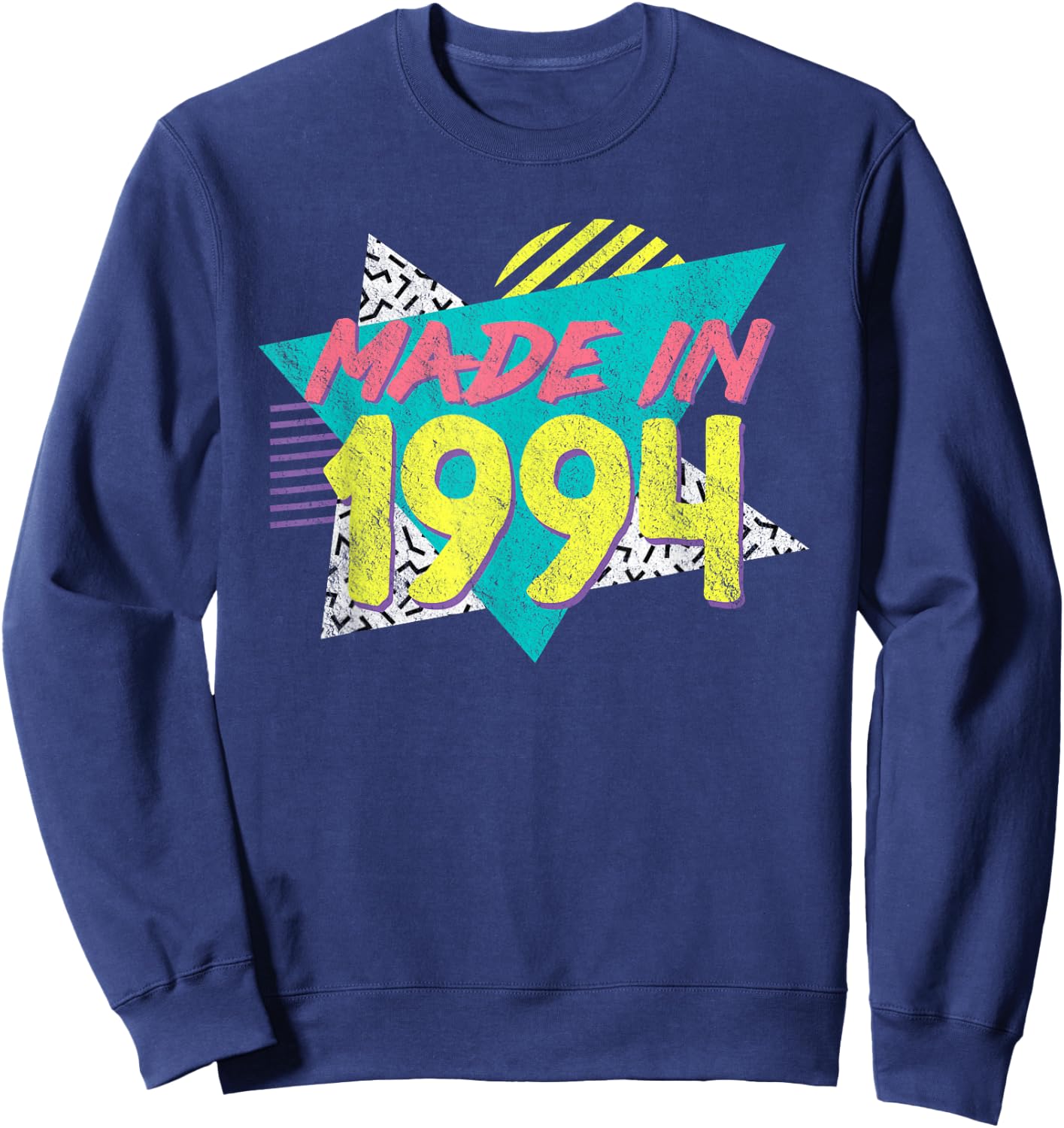 Made in 1994 Retro Vintage 31st Birthday Sweatshirt - Sweatshirt | Navy