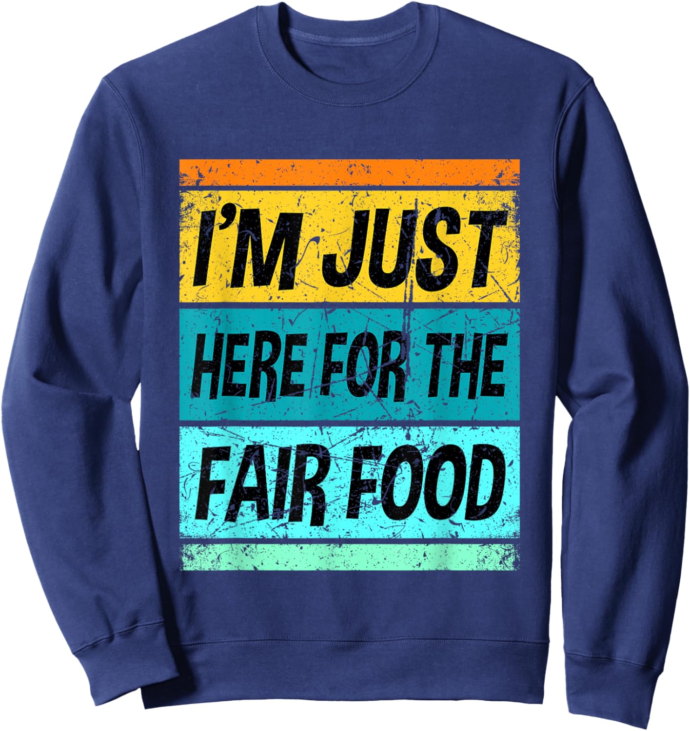 Retro County Fair Shirt Fair Food State Shirt Men Women Kids Sweatshirt - Sweatshirt | Navy