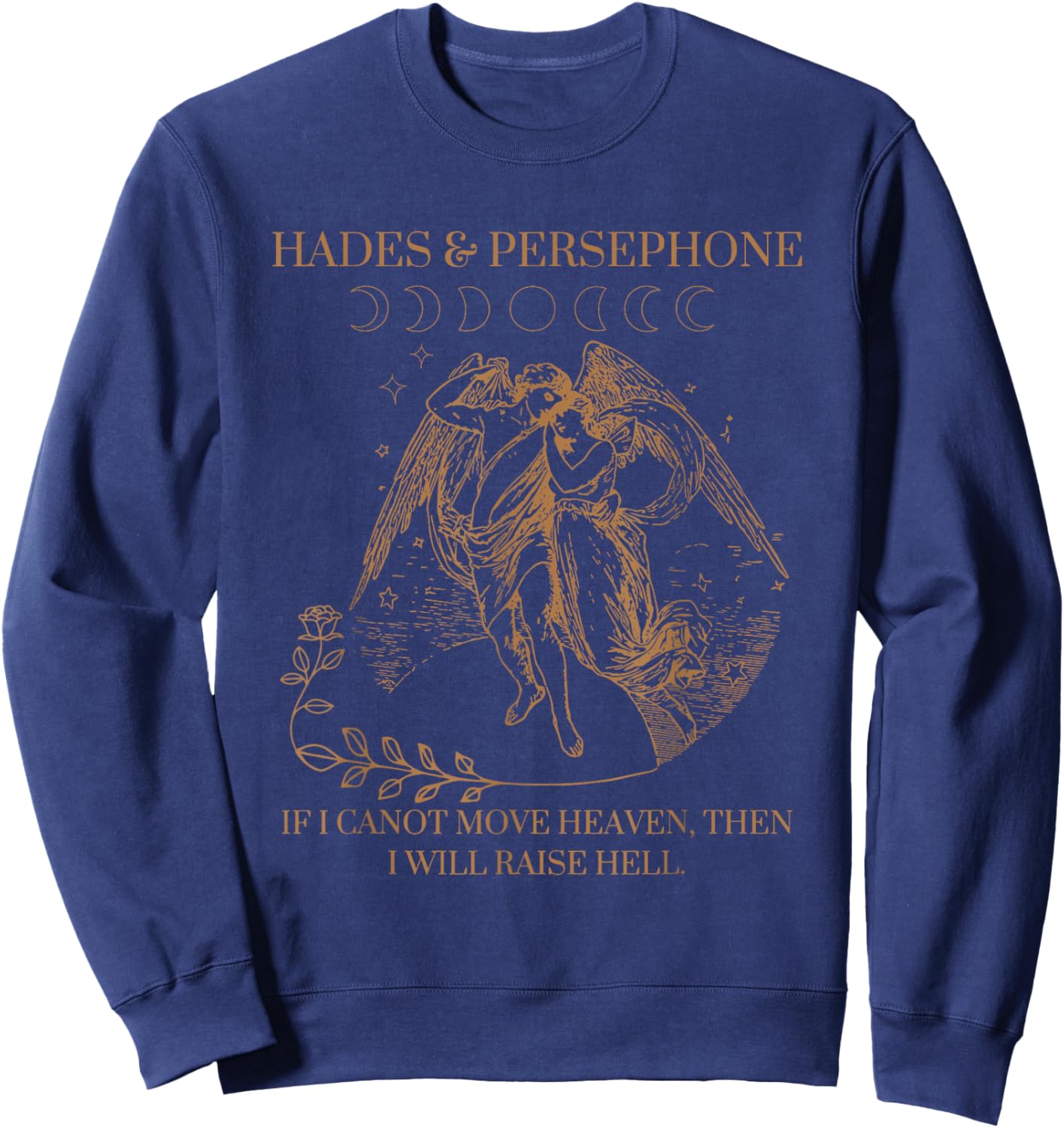 Hades and Persephone Mythology Sweatshirt - Sweatshirt | Navy