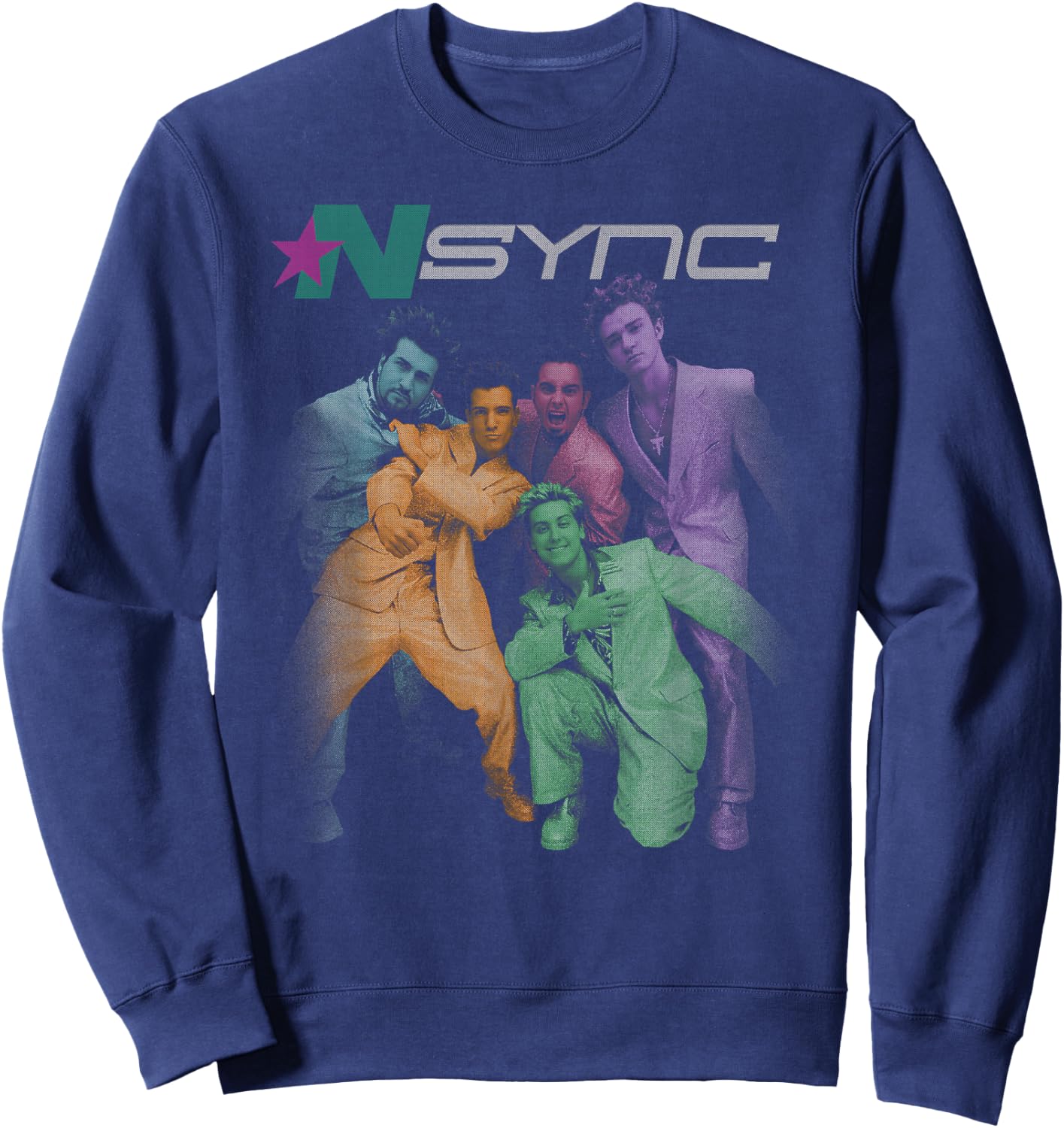 NSYNC Official Giddy Up Sweatshirt - Sweatshirt | Navy