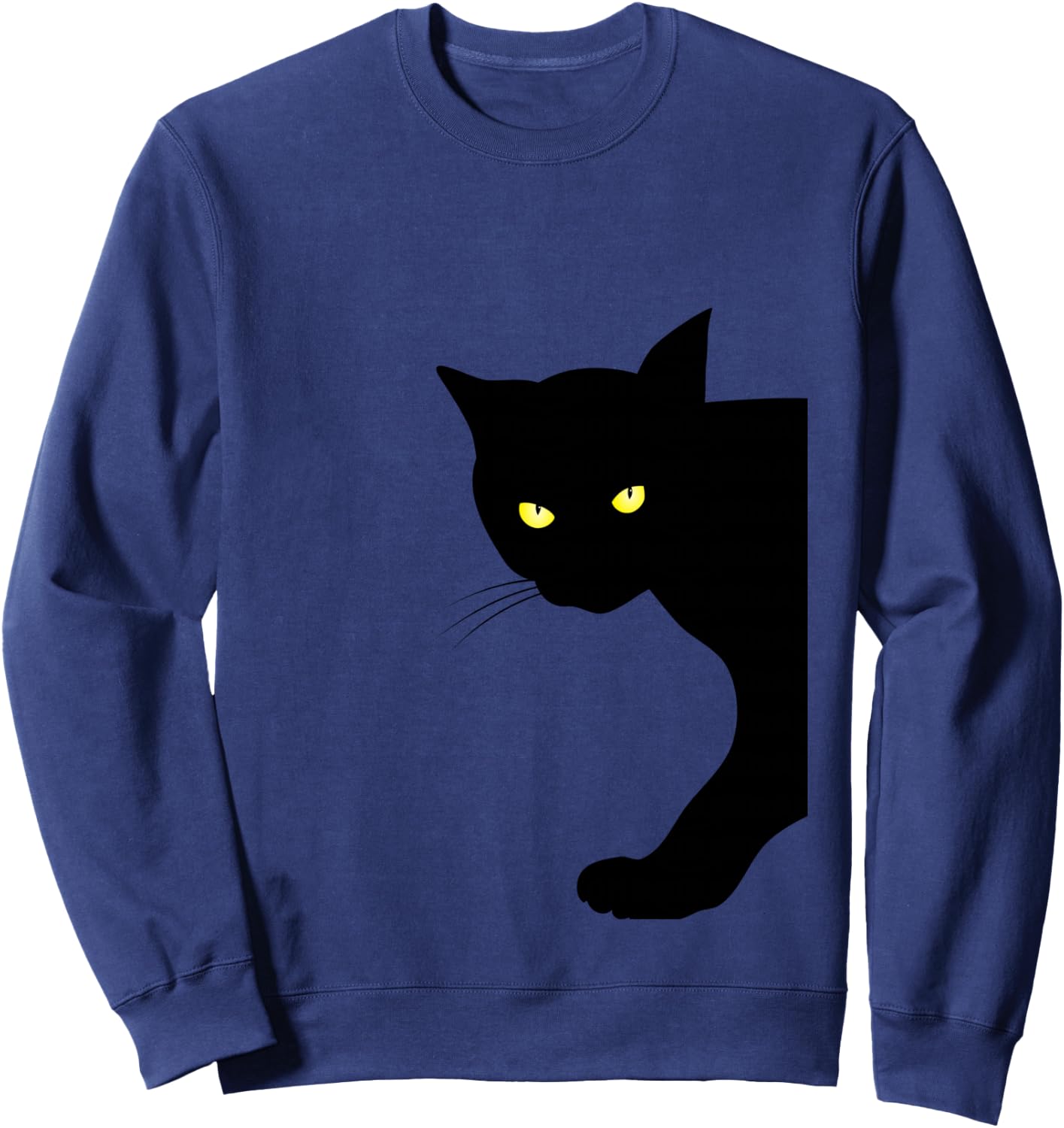 Black Cat Sweatshirt - Sweatshirt | Navy