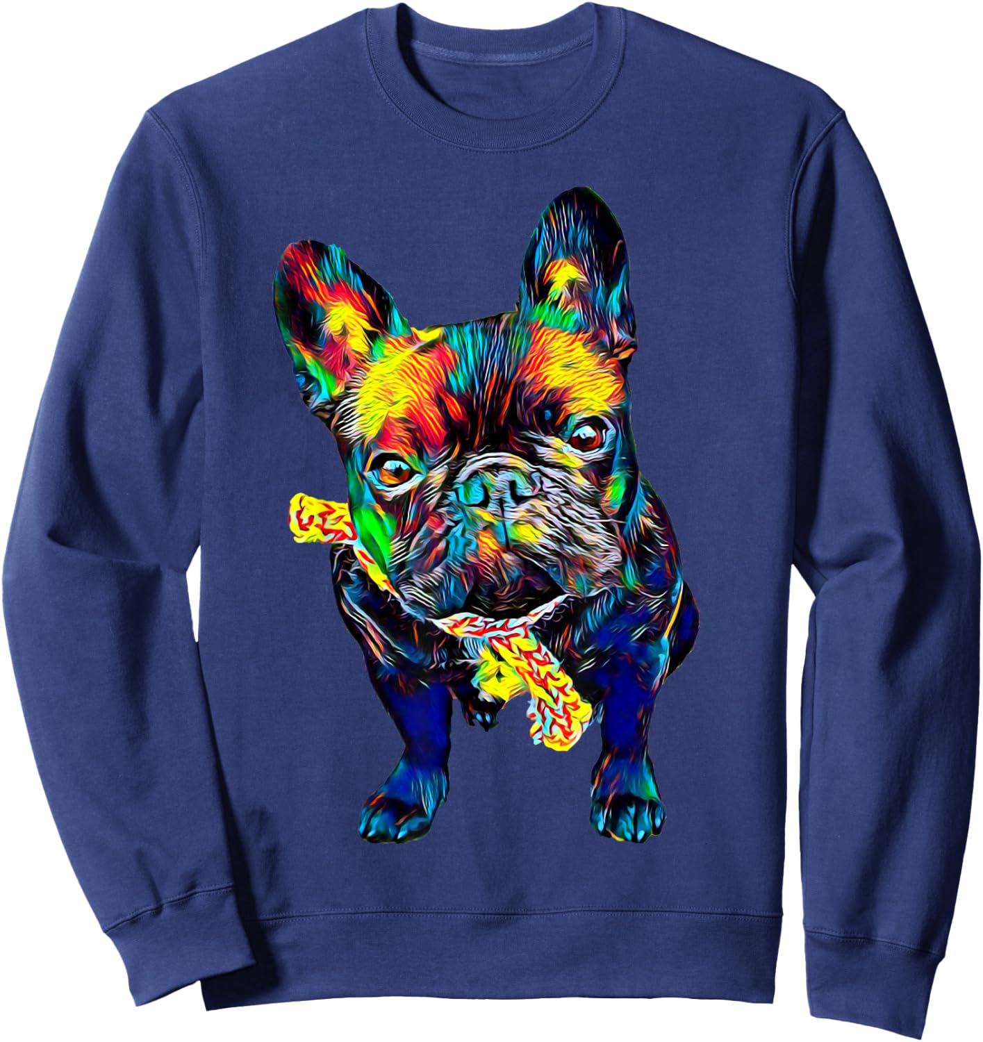 French Bulldog Dog Sweatshirt - Sweatshirt | Navy