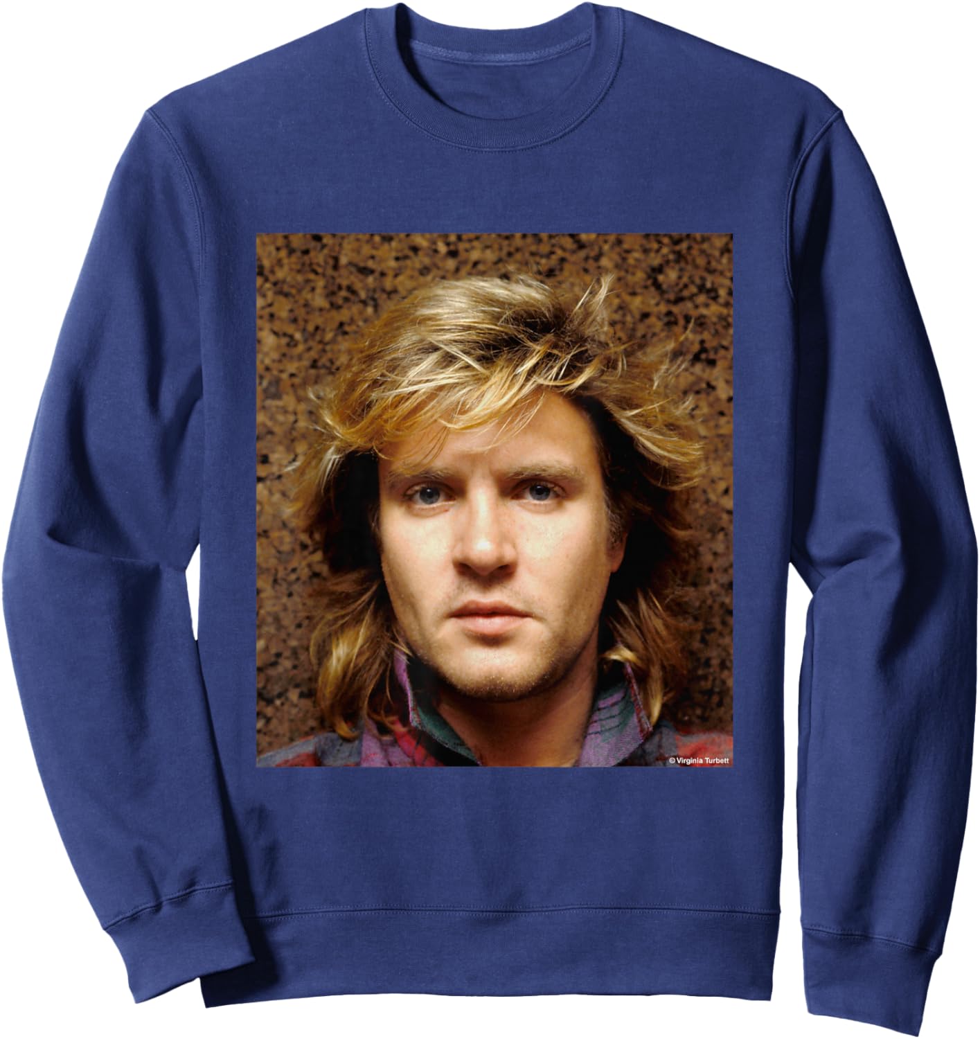 Simon Le Bon 80s Hair Duran Duran By Virginia Turbett Sweatshirt - Sweatshirt | Navy