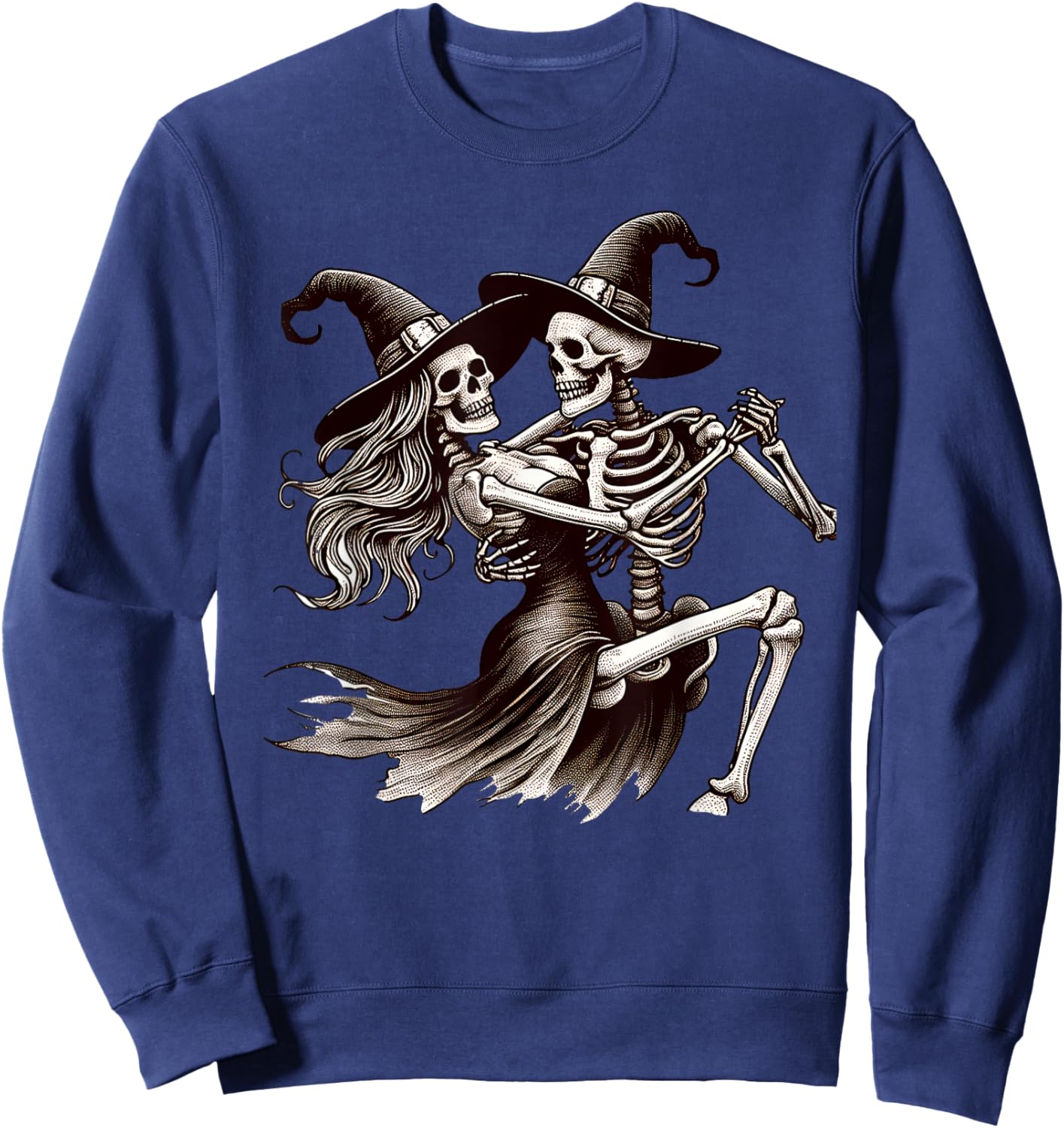 Skeleton Couple Dancing Sweatshirt - Sweatshirt | Navy