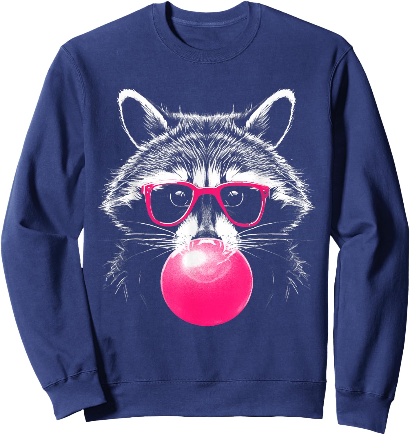 Raccoon Bubblegum Sweatshirt - Sweatshirt | Navy