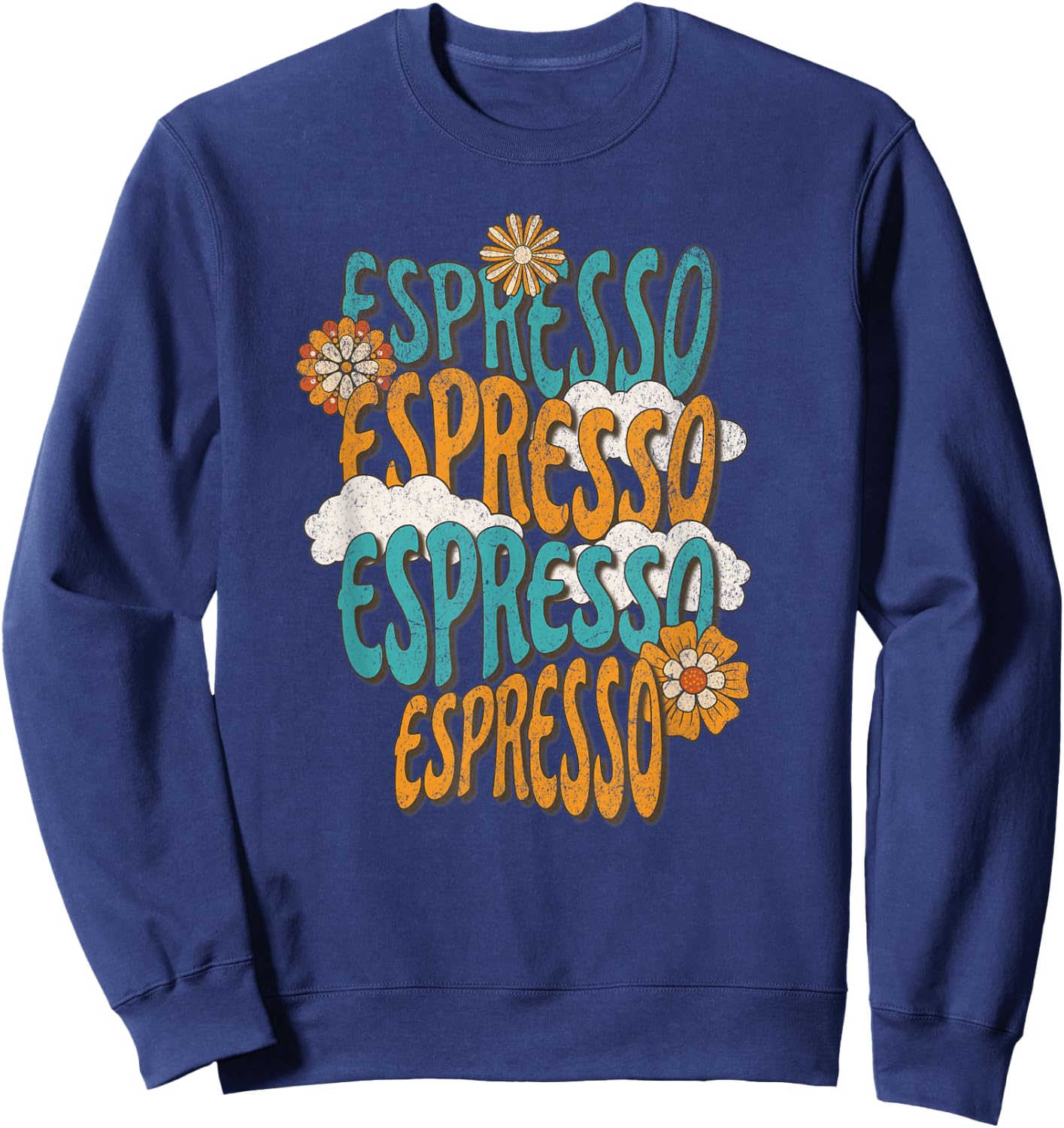 Me Espresso Retro Carpenter T Sweatshirt - Sweatshirt | Navy