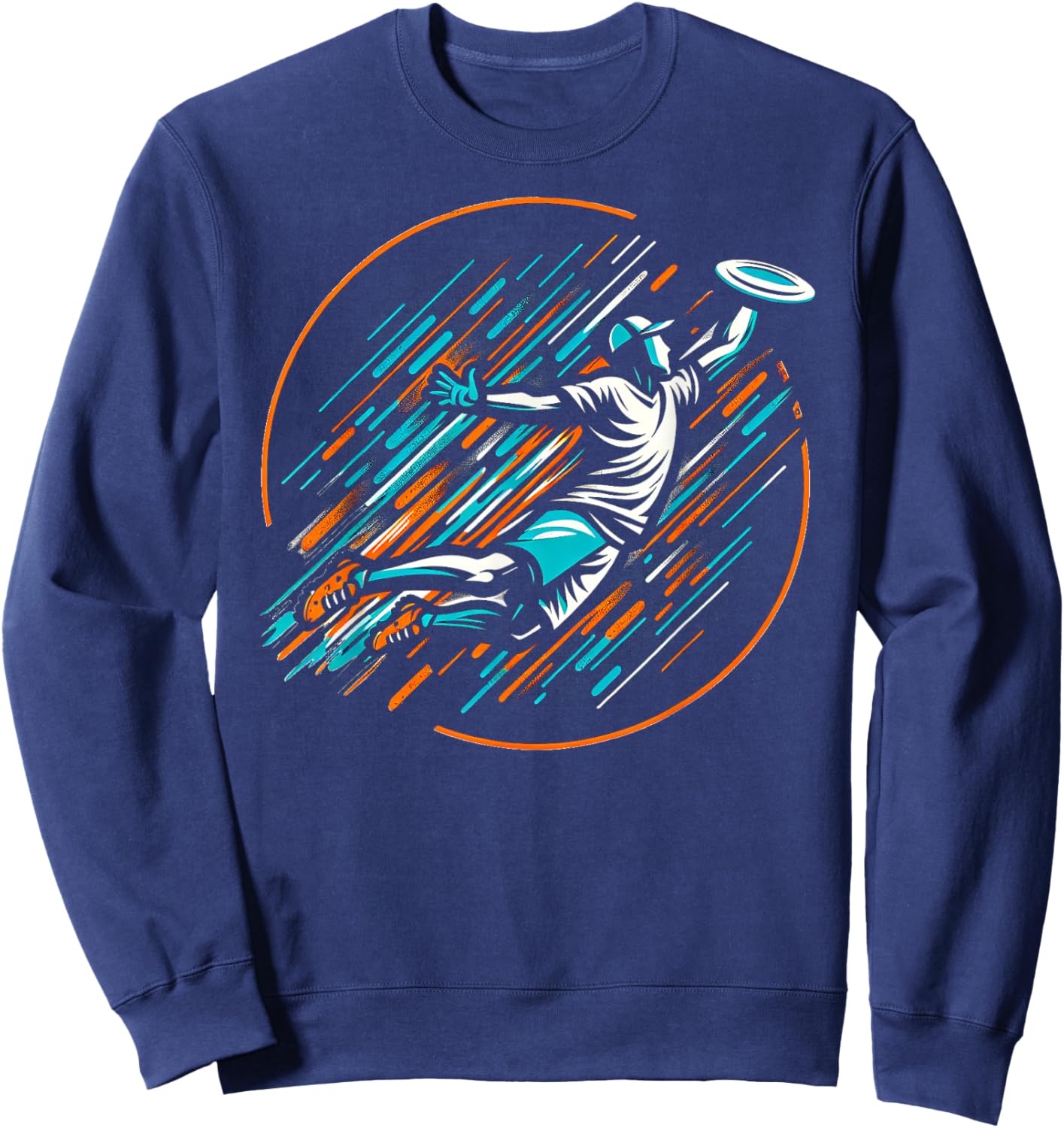 Ultimate Frisbee Enthusiast Sweatshirt - Sweatshirt | Navy