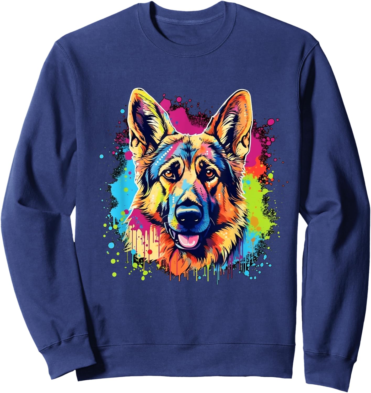 German Shepherd Men Women Kids Sweatshirt - Sweatshirt | Navy