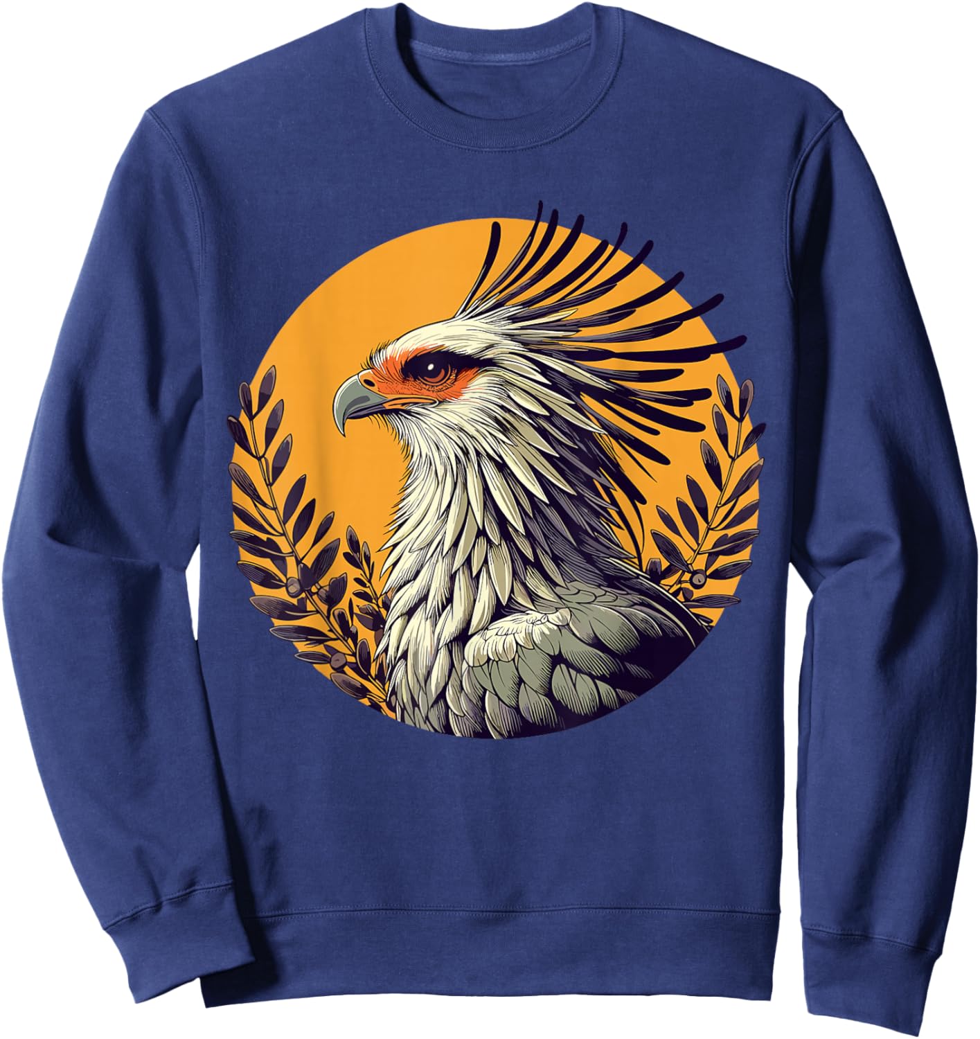 Secretarybird Secretary Bird Sweatshirt - Sweatshirt | Navy