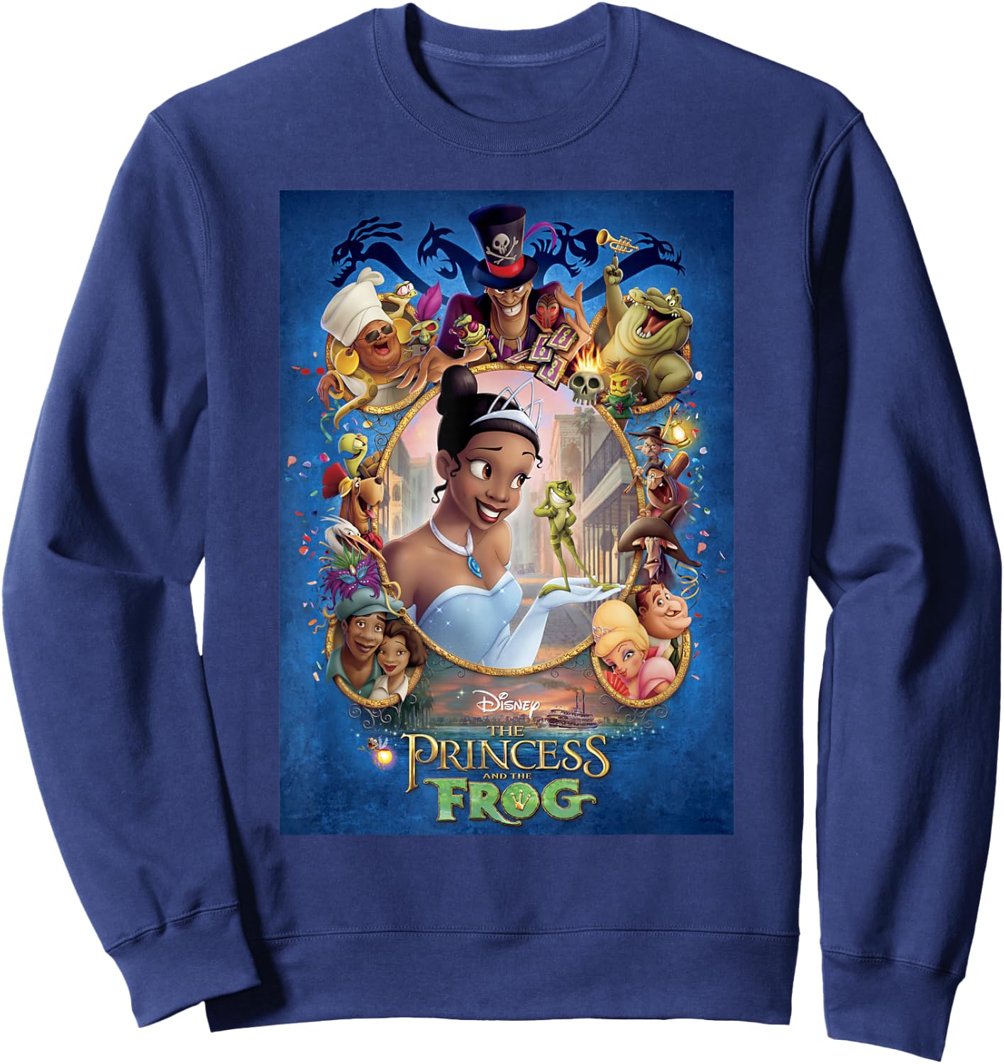 Disney Princess And The Frog Poster Sweatshirt - Sweatshirt | Navy