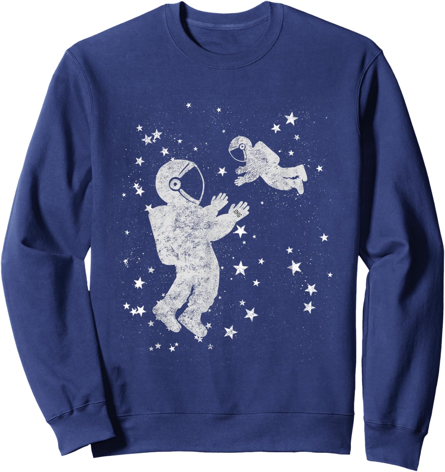 Alpha Parenting Dad Baby Mom Child Father Space Husband Sweatshirt - Sweatshirt | Navy