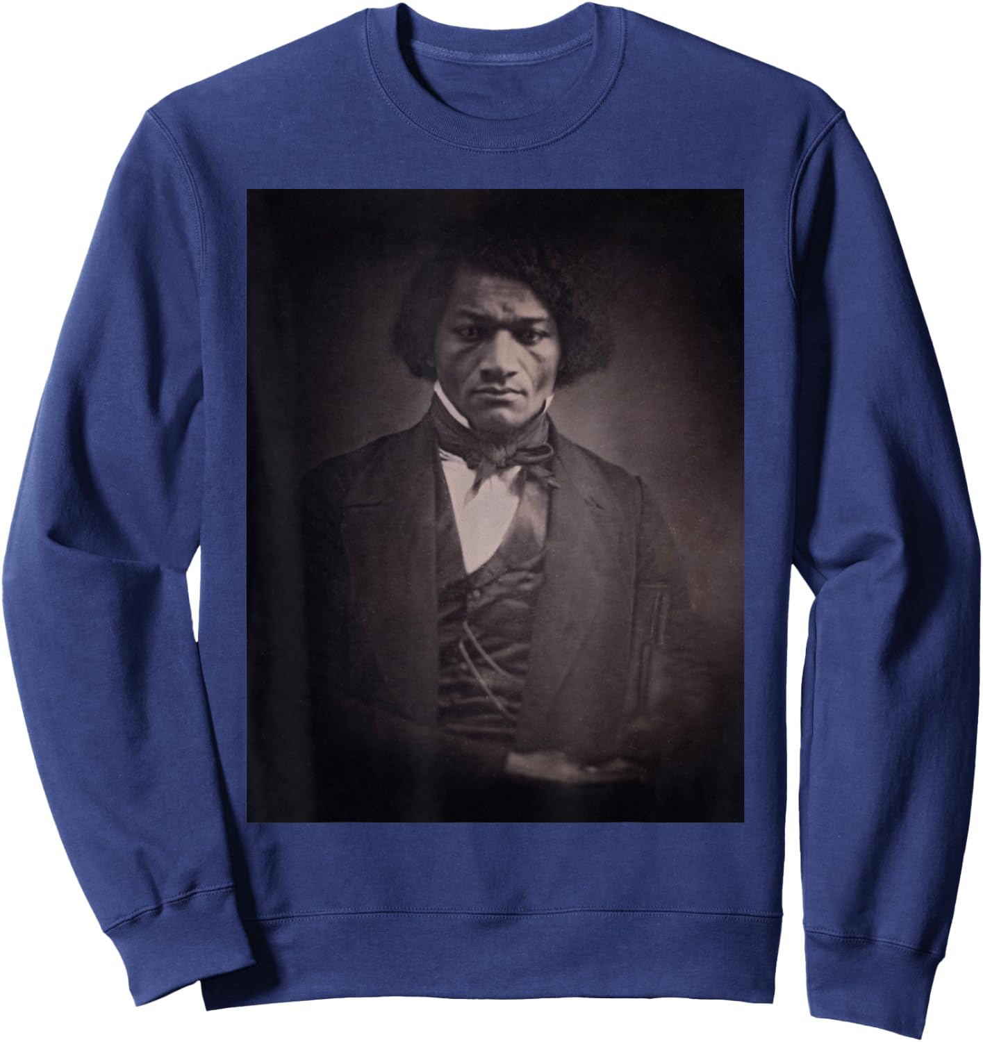 Young Frederick Douglass -Black History Month Sweatshirt - Sweatshirt | Navy