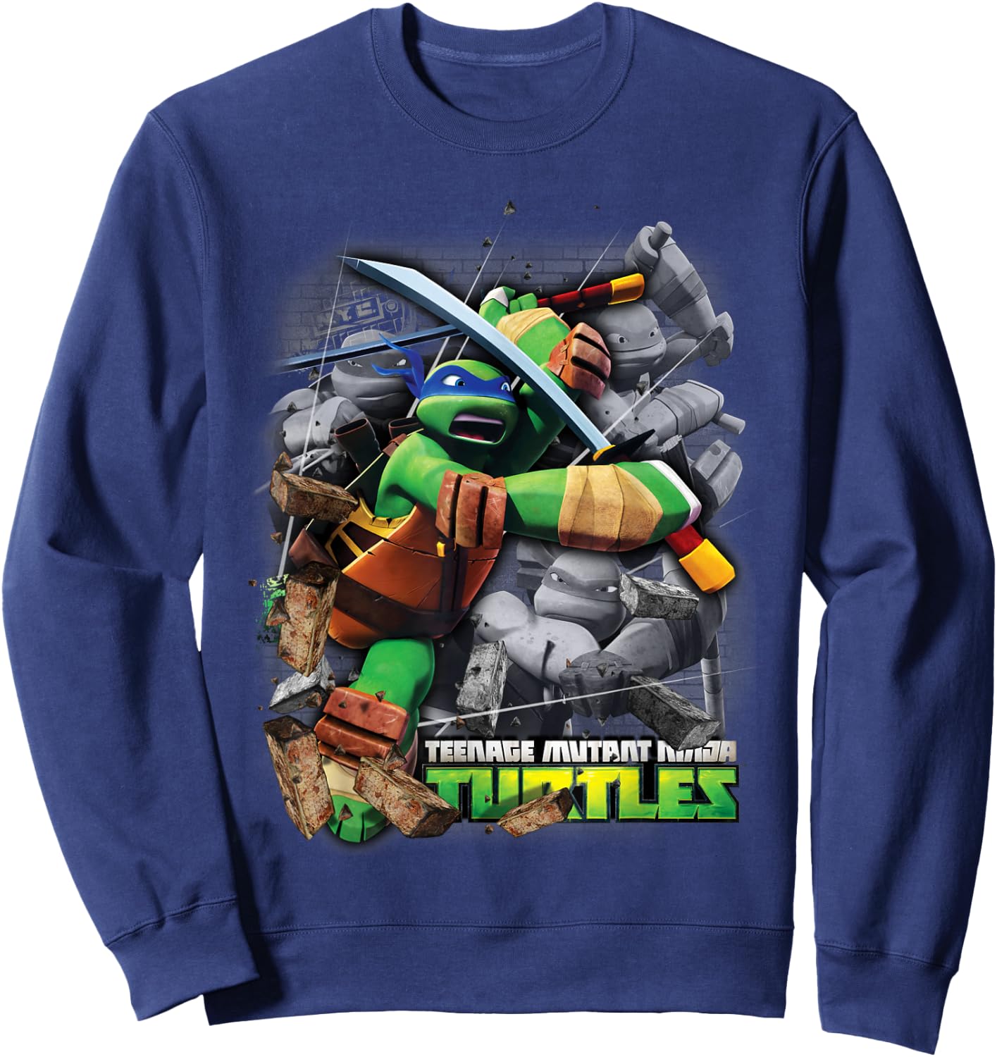 Ninja Turtles Leonardo TMNT Sweatshirt - Sweatshirt | Navy