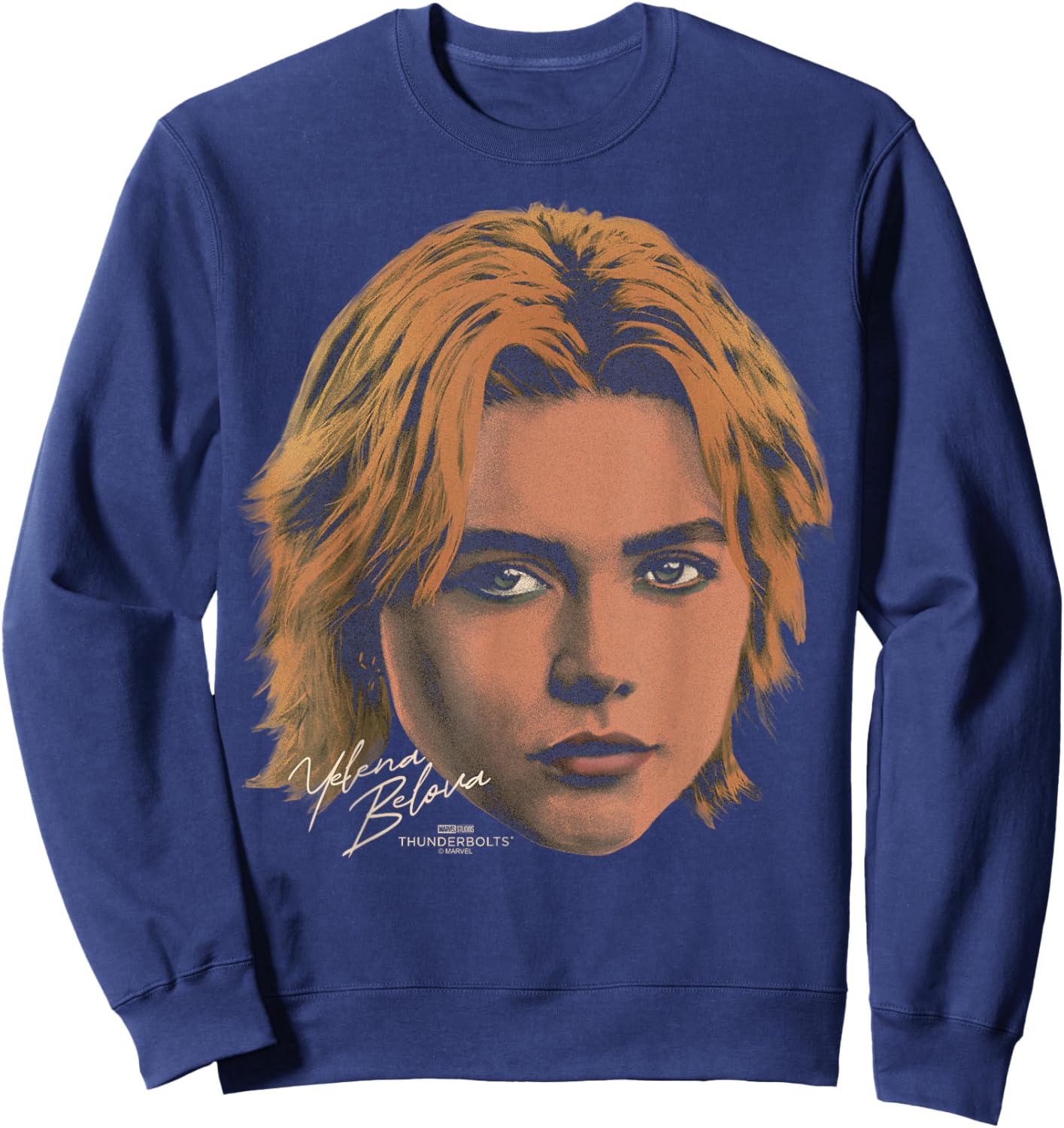 Marvel's Thunderbolts - Yelena Portrait Sweatshirt - Sweatshirt | Navy