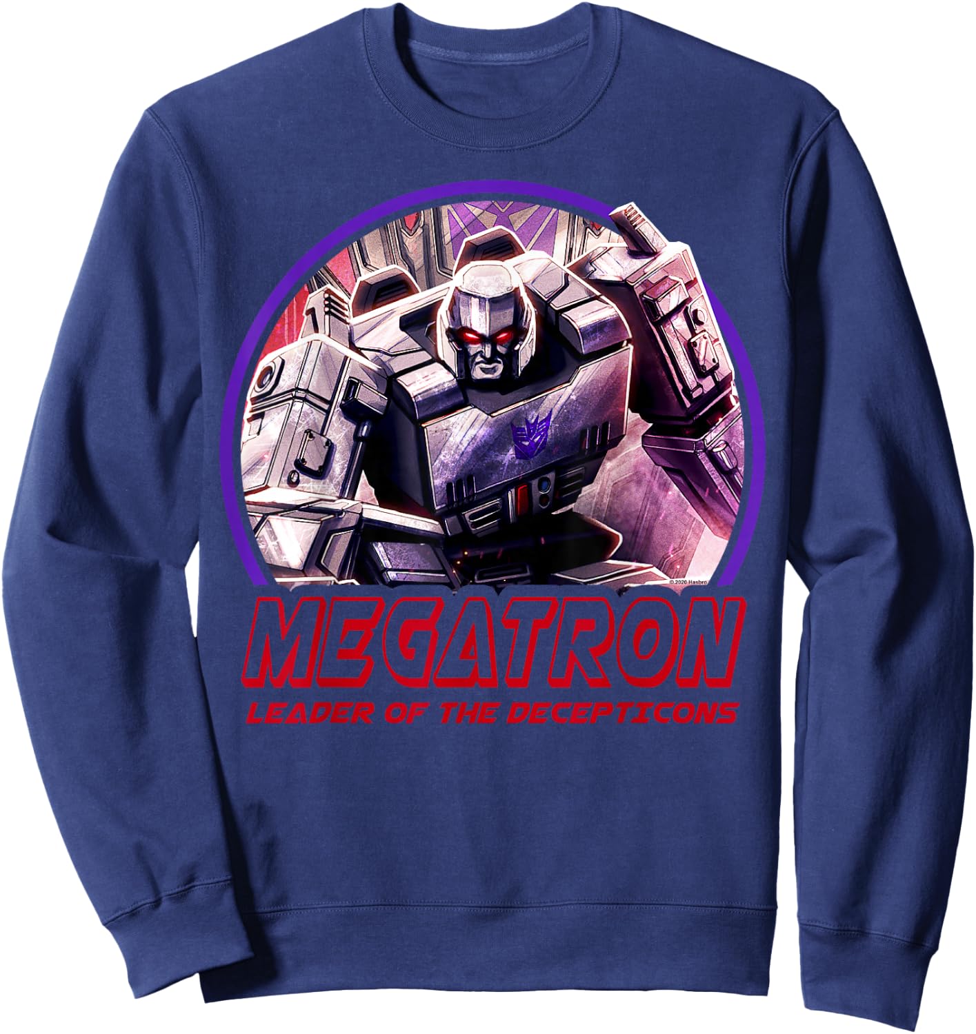 Transformers: War For Cybertron Megatron Decepticon Leader Sweatshirt - Sweatshirt | Navy