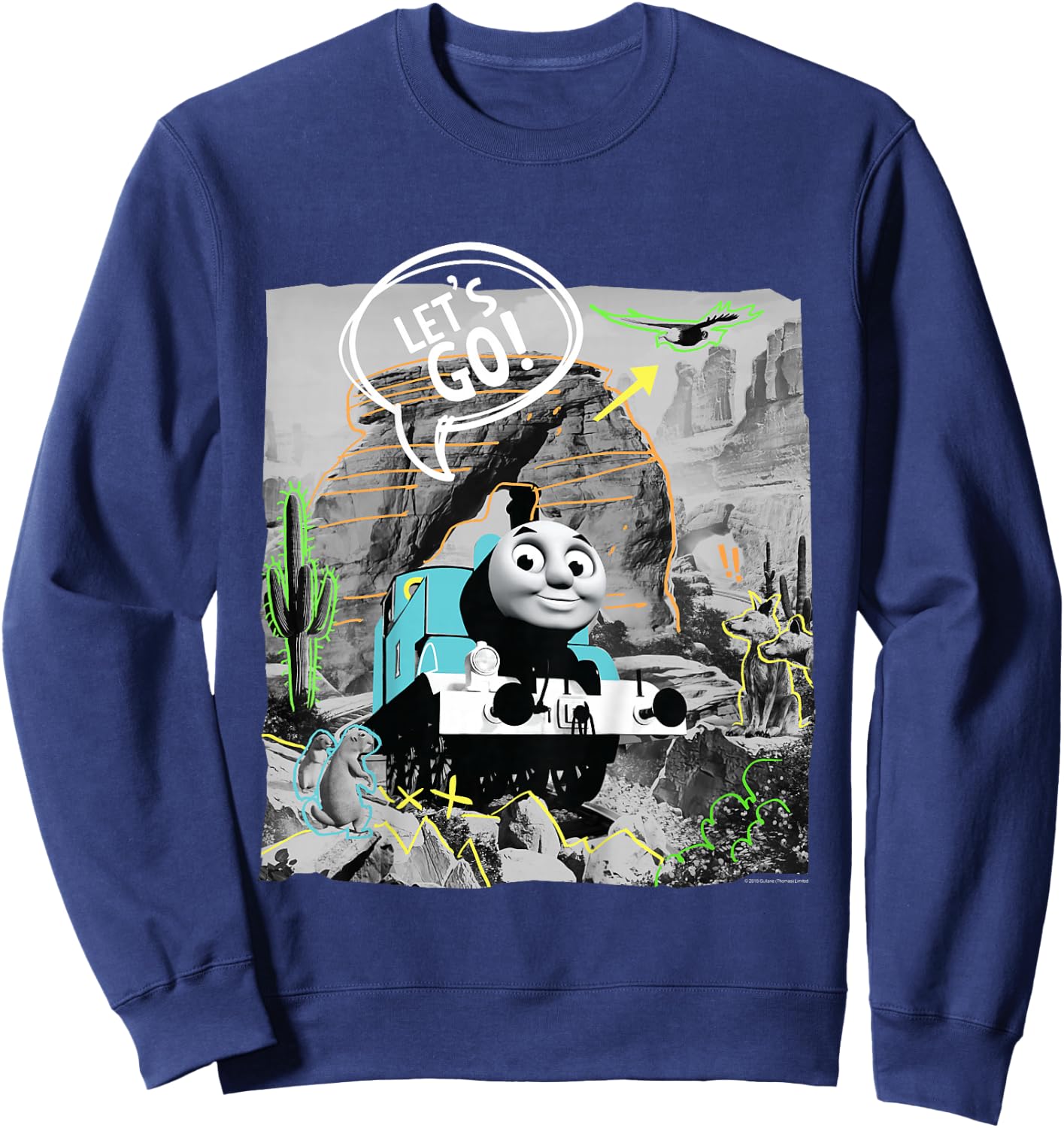 Thomas & Friends - Lets go Sweatshirt - Sweatshirt | Navy