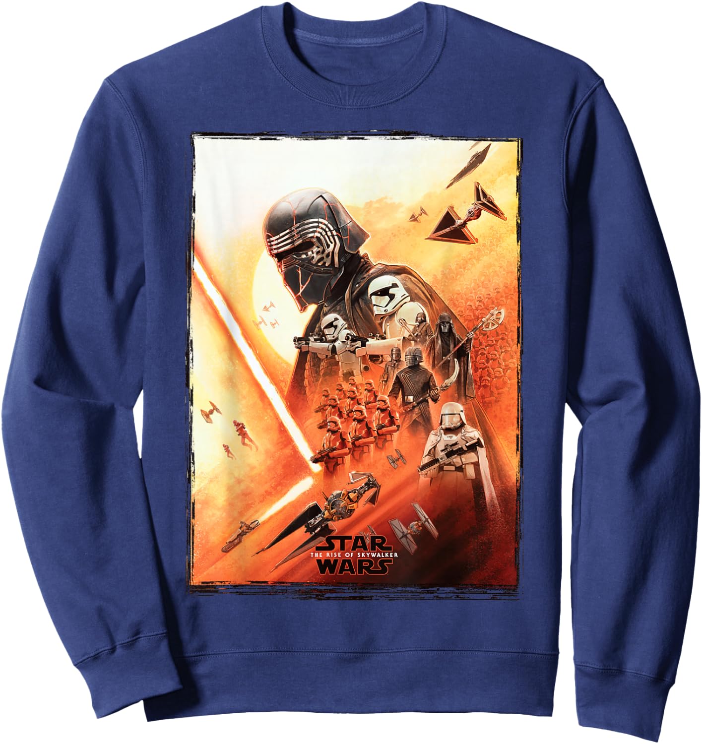 Star Wars The Rise of Skywalker Kylo Poster Sweatshirt - Sweatshirt | Navy