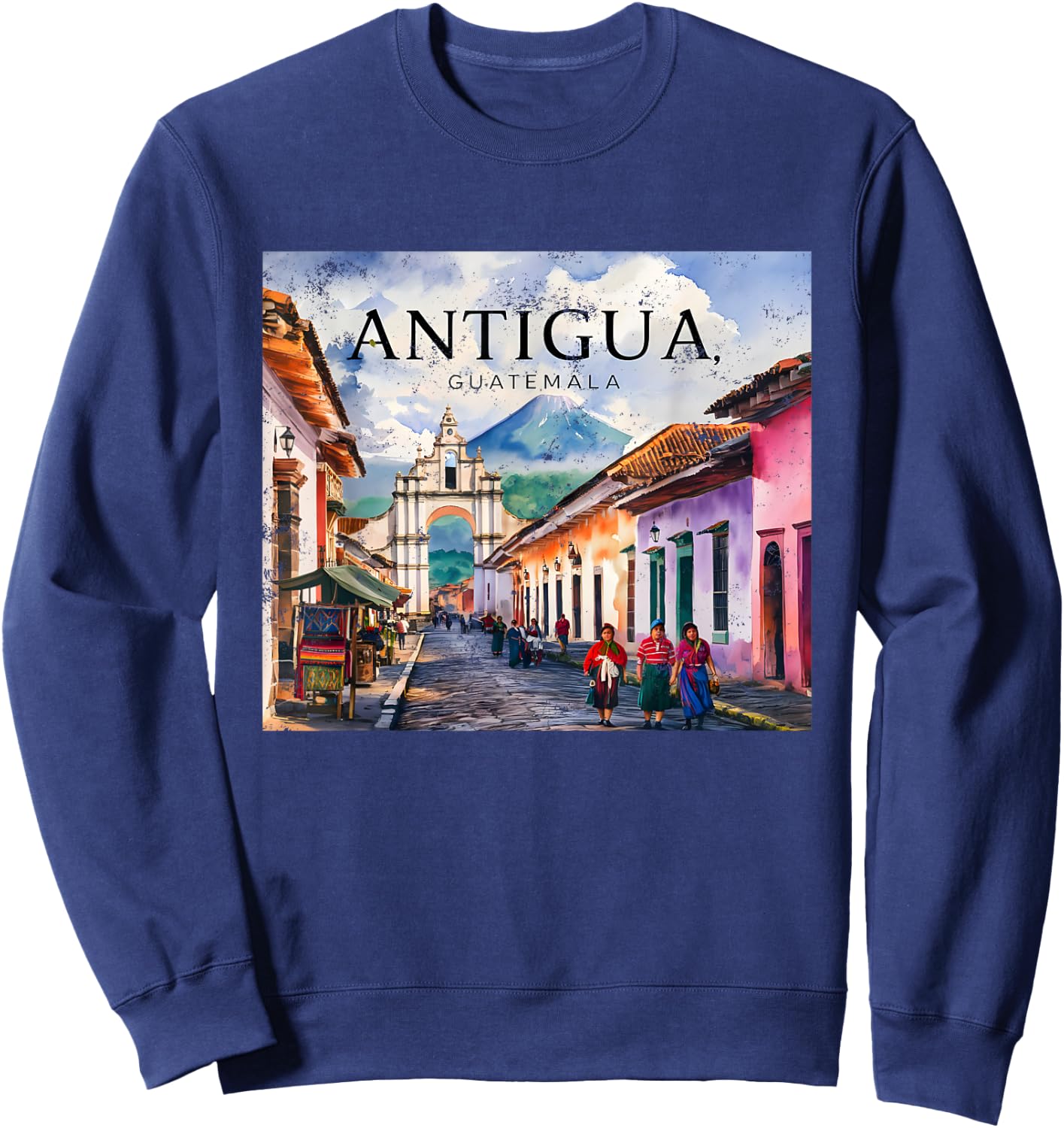 Antigua Guatemala Sweatshirt - Sweatshirt | Navy