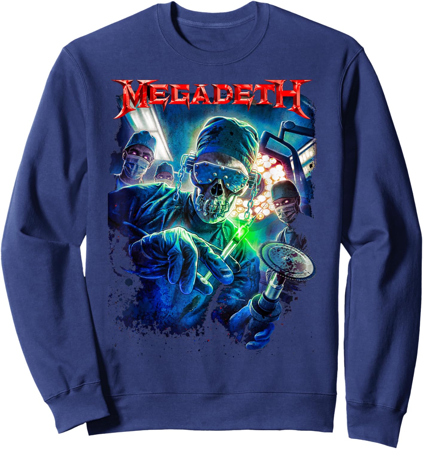 Megadeth - Doctor Vic , Black, S Sweatshirt - Sweatshirt | Navy