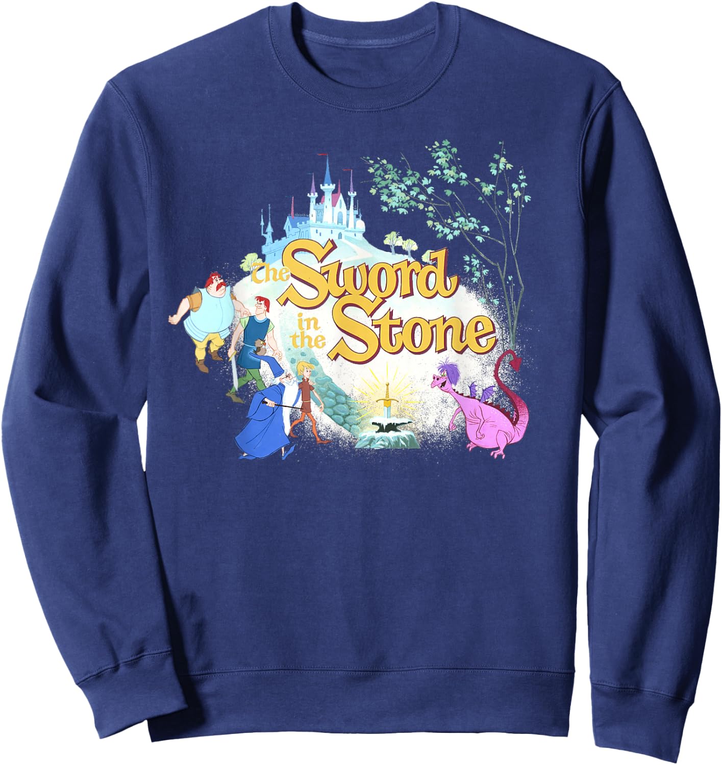 Disney The Sword in The Stone Retro Sweatshirt - Sweatshirt | Navy