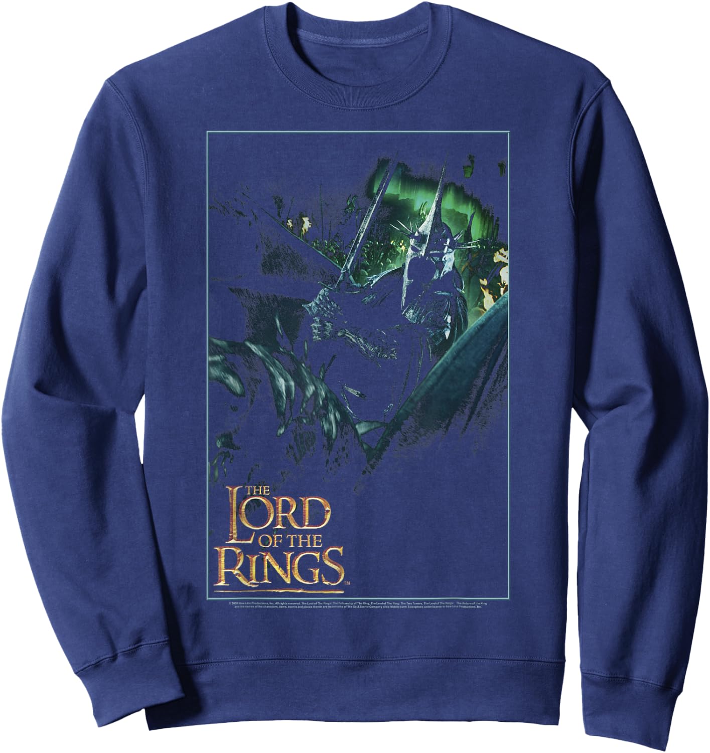The Lord Of The Rings Witch King Dark Poster Sweatshirt - Sweatshirt | Navy