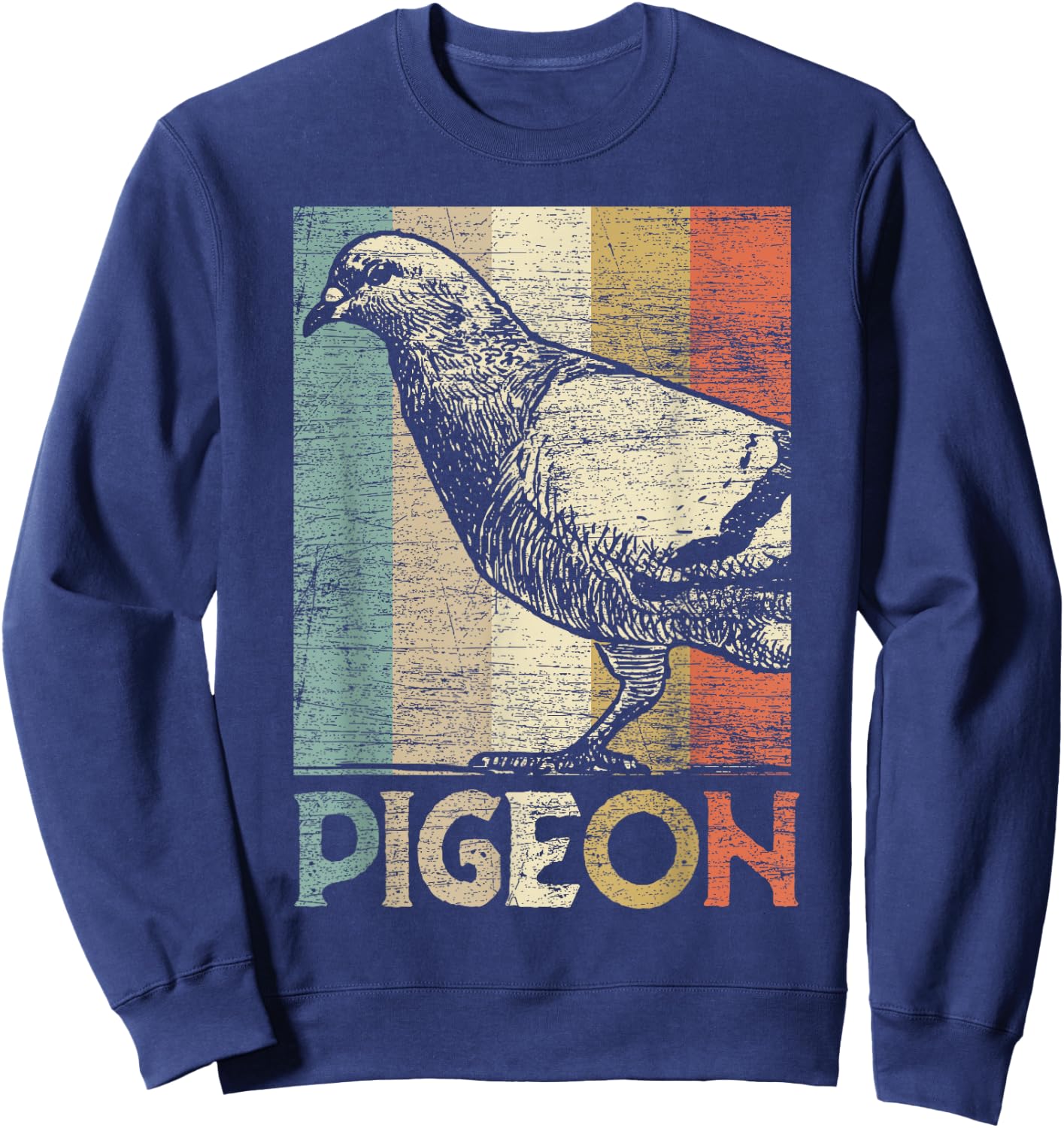 Retro Pigeon Sweatshirt - Sweatshirt | Navy