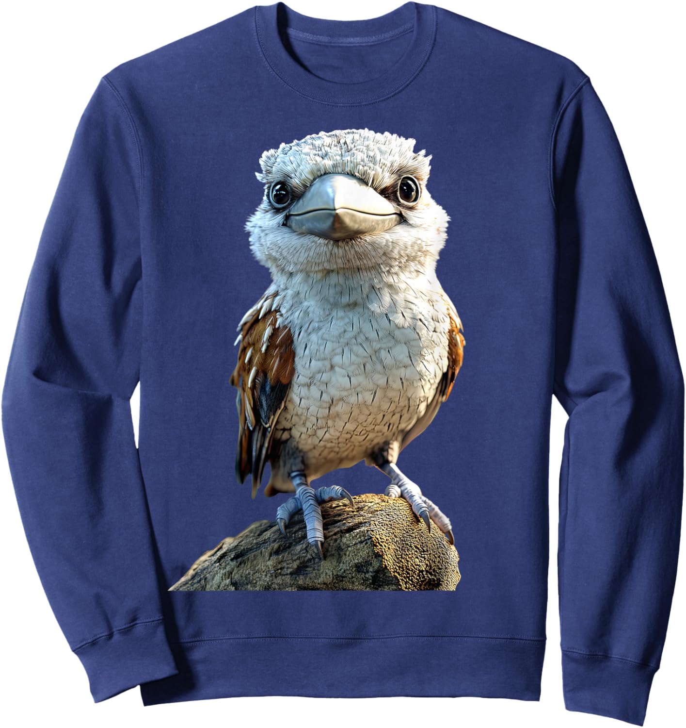 Kookaburra Bird Australien Birds Cute Laughing Kookaburra Sweatshirt - Sweatshirt | Navy