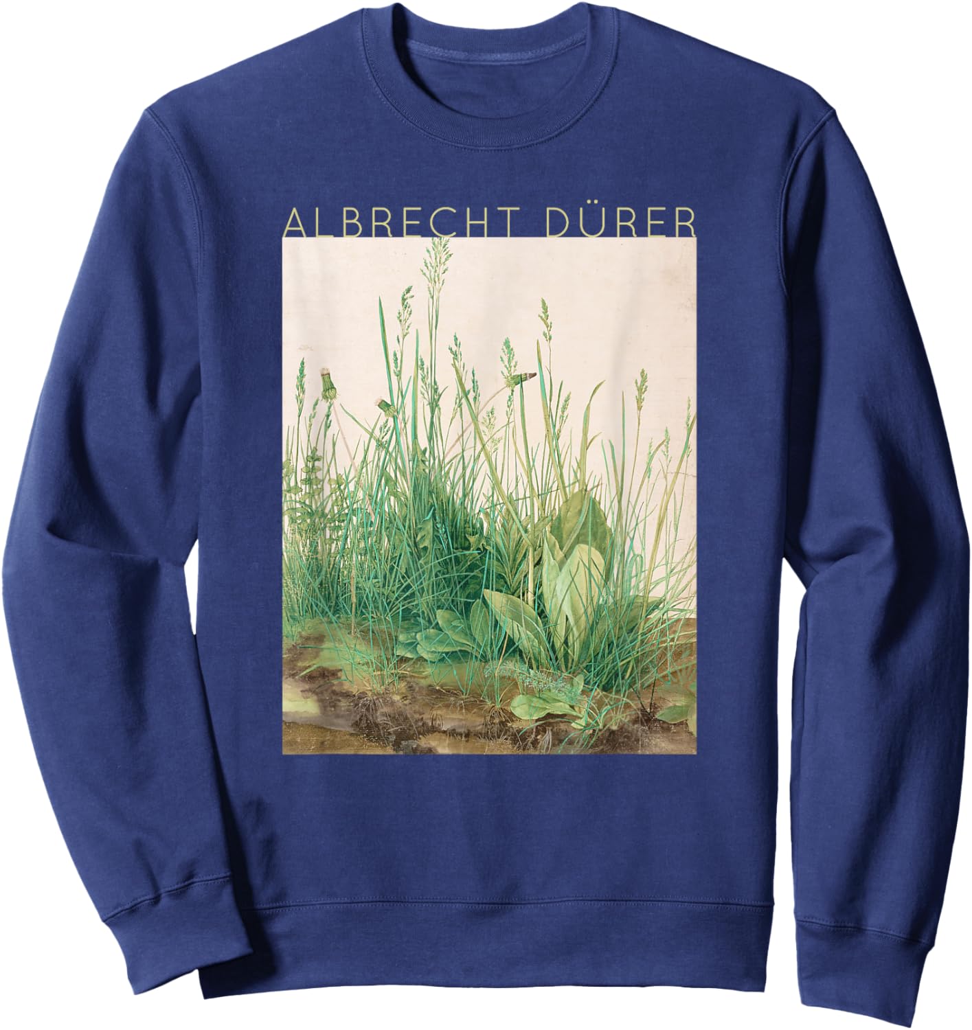 Albrecht Dürer - Great Piece of Turf - Art for Artists Sweatshirt - Sweatshirt | Navy
