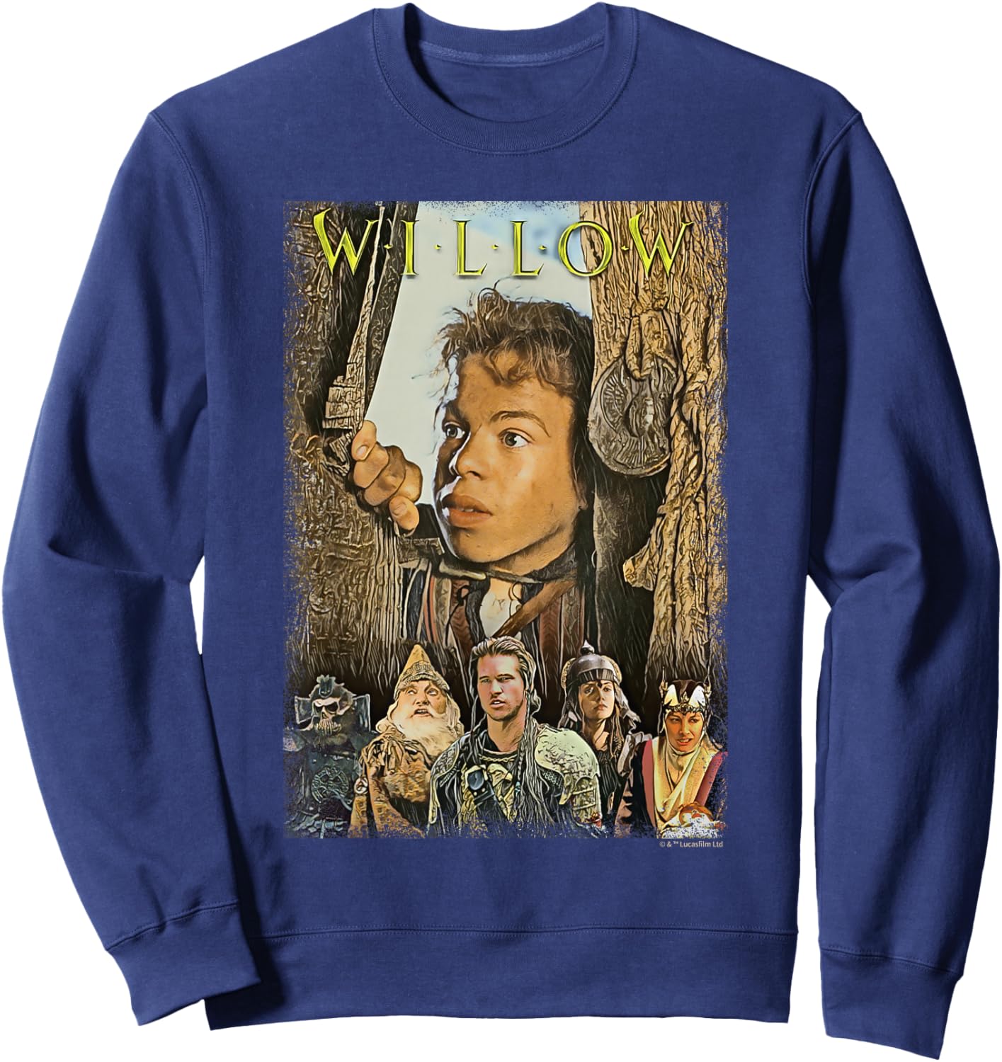 Lucasfilm Willow Movie The Magic Lies Within Sweatshirt - Sweatshirt | Navy
