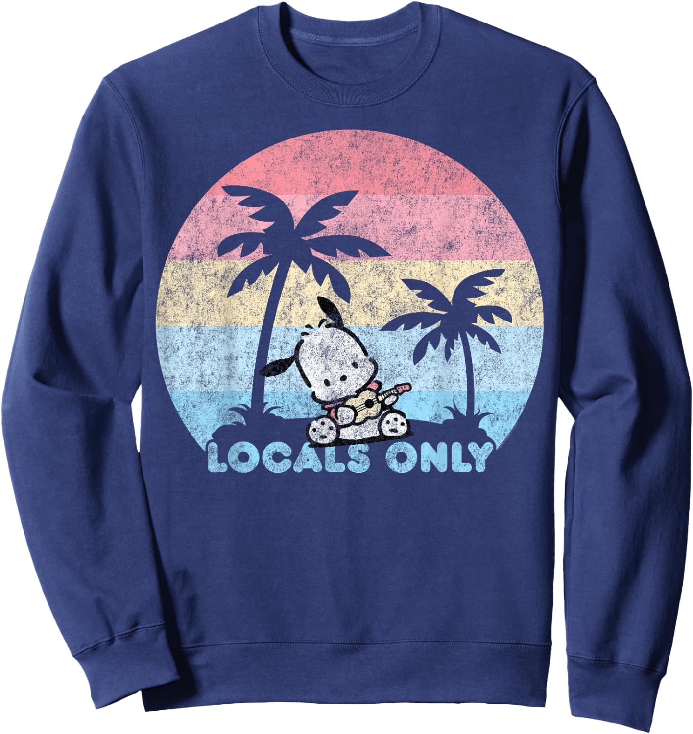 Pochacco Locals Only Sweatshirt - Sweatshirt | Navy