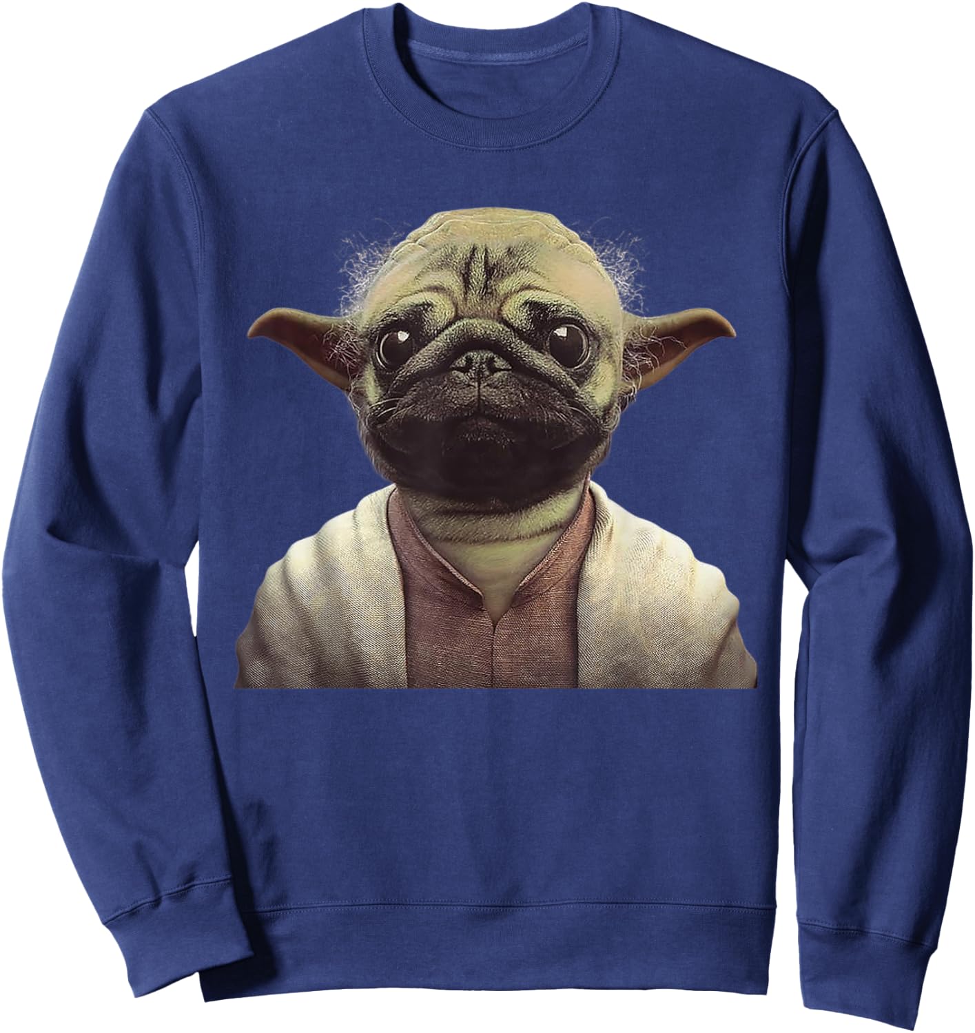 Pugoda Star Alien Pug Dog Great Gift Women Kids Sweatshirt - Sweatshirt | Navy