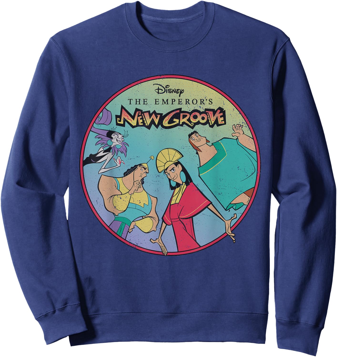 Disney The Emperors New Groove Characters Sweatshirt - Sweatshirt | Navy