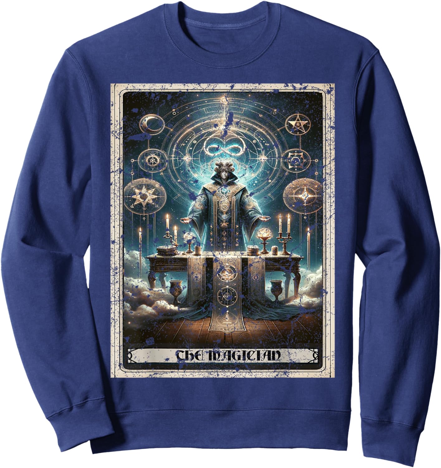 The Magician Tarot Card Sweatshirt - Sweatshirt | Navy