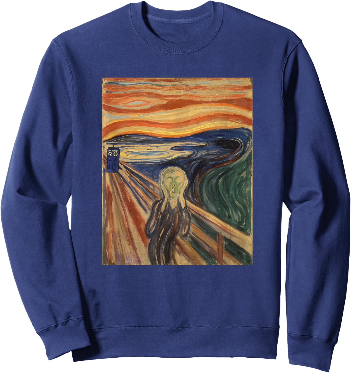The Scream Doctor Visit Sweatshirt - Sweatshirt | Navy