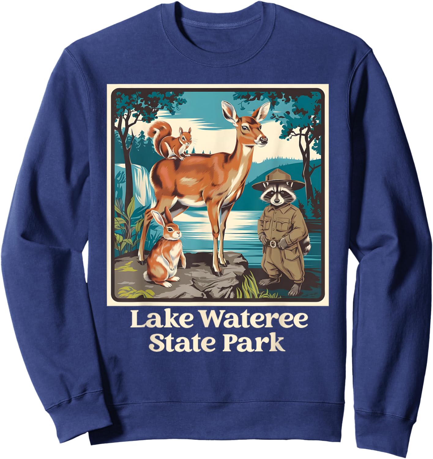 Lake Wateree State Park South Carolina Vacation Souvenir Sweatshirt - Sweatshirt | Navy
