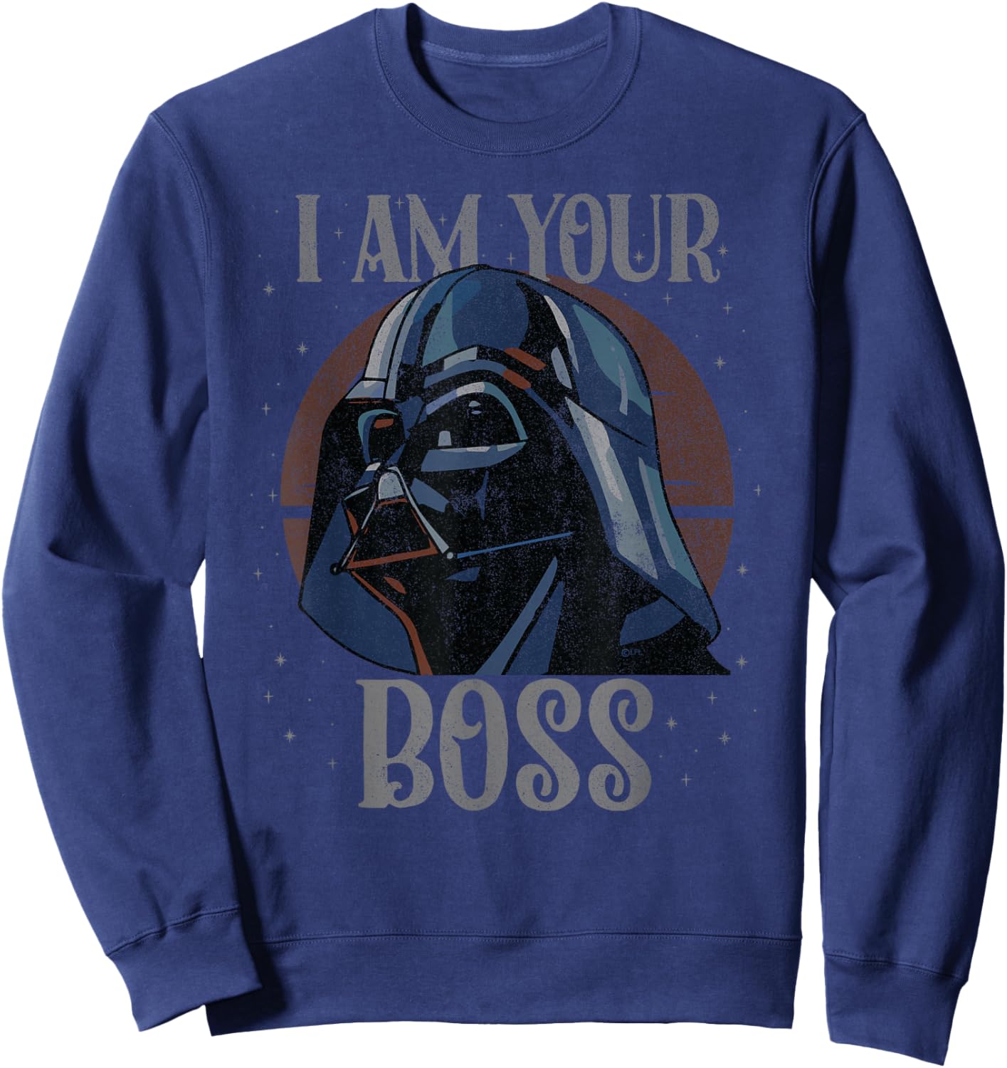 Star Wars Darth Vader I Am Your Boss Retro Quote Funny Gift Sweatshirt - Sweatshirt | Navy