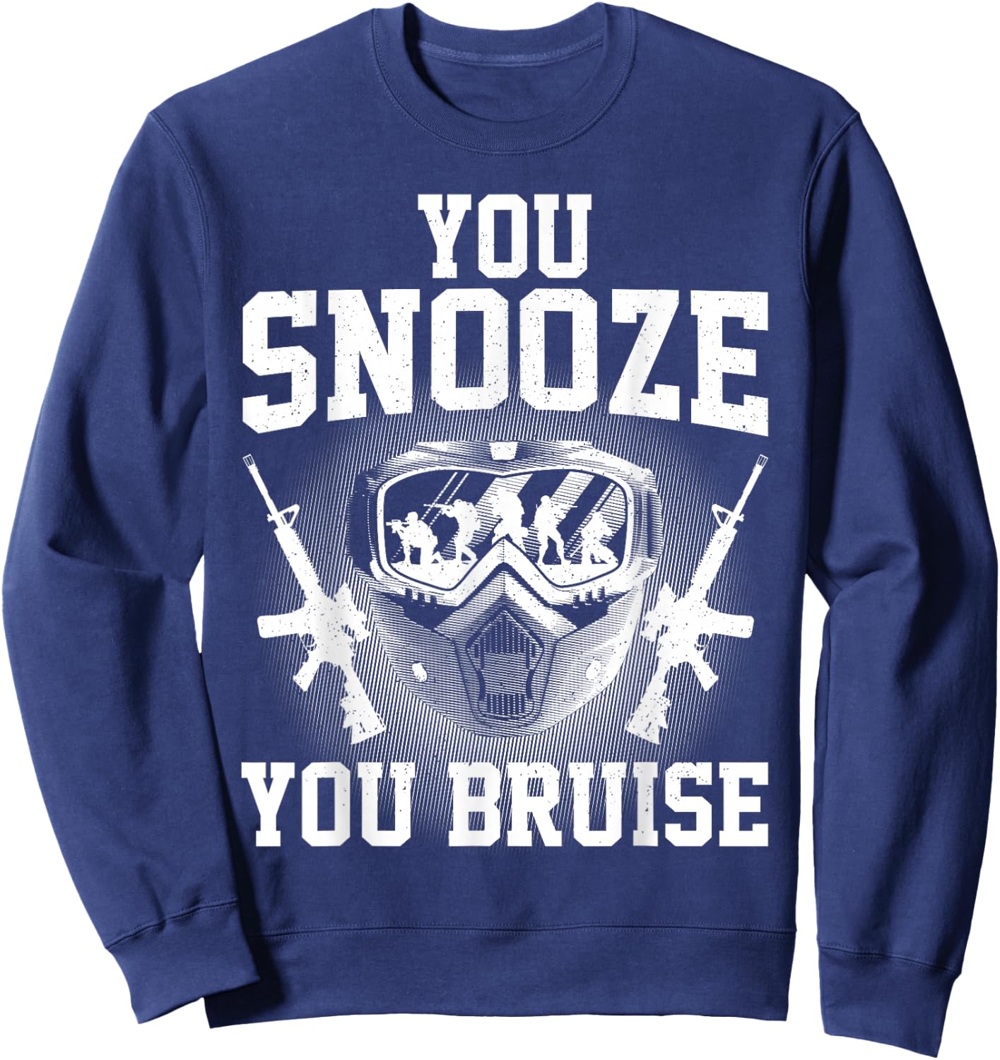 Funny Airsoft Art Women Airsoft Player Airsoft Gear Sweatshirt - Sweatshirt | Navy