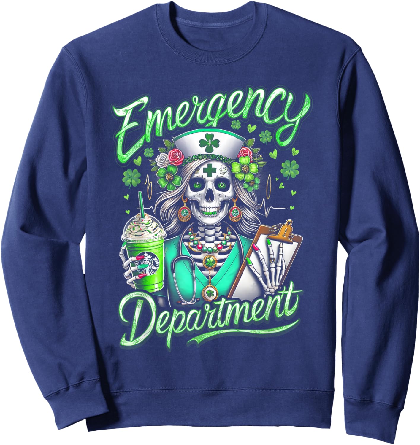 St Patricks Day Sweatshirt - Sweatshirt | Navy