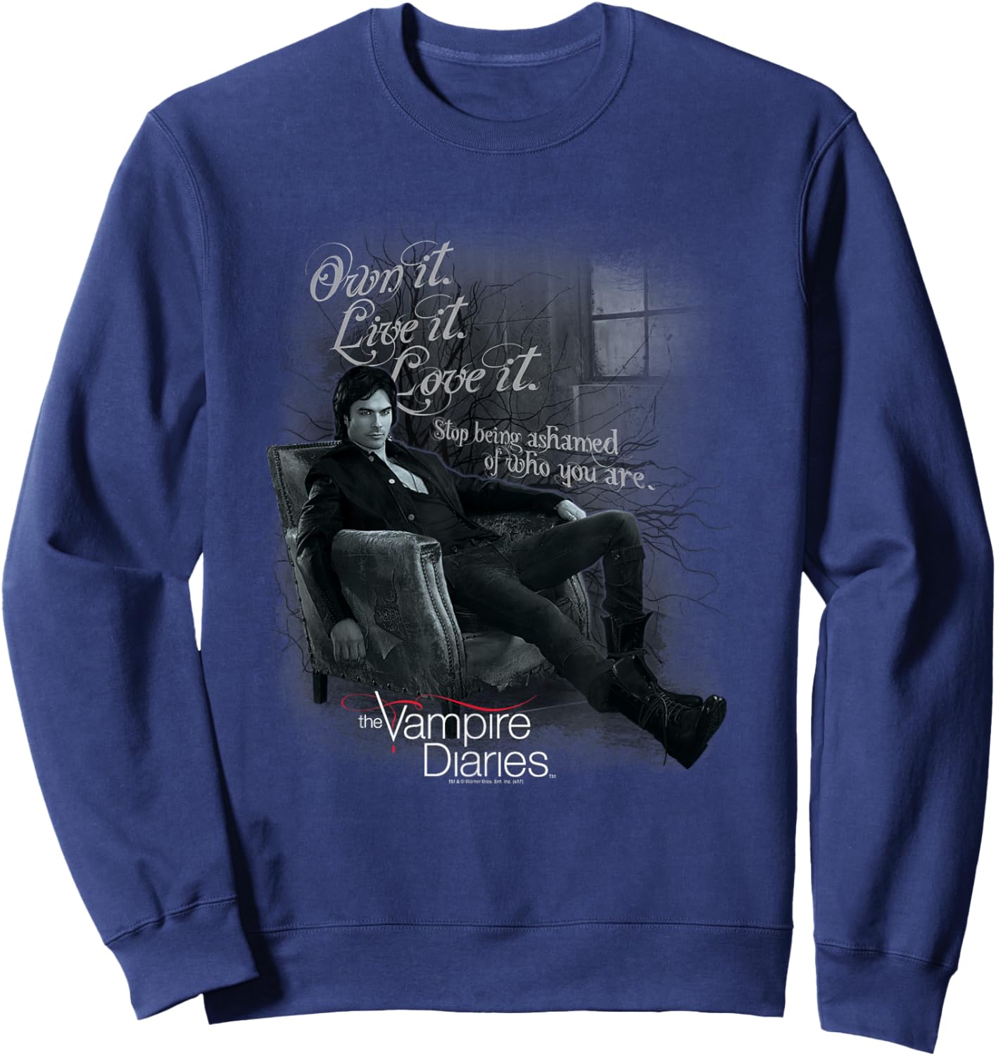 The Vampire Diaries Be Yourself Sweatshirt - Sweatshirt | Navy