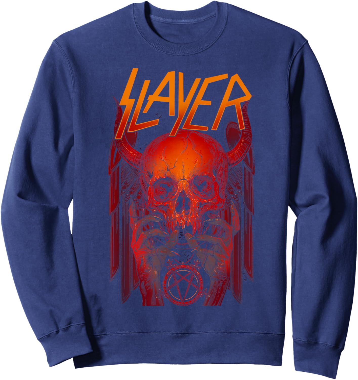 Slayer Hands Sweatshirt - Sweatshirt | Navy